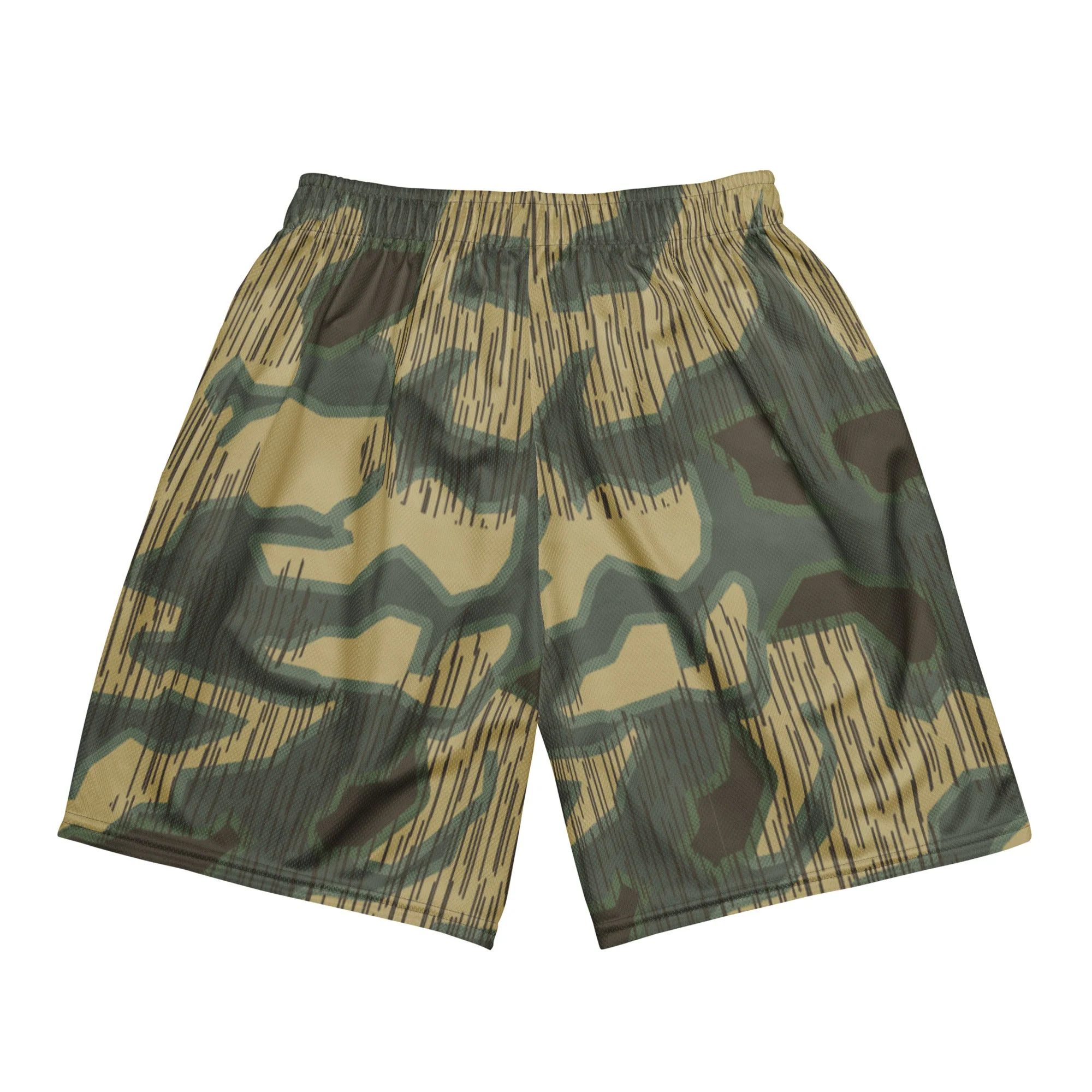 German Splittermuster Multi-terrain CAMO Unisex Mesh Shorts - Image 5