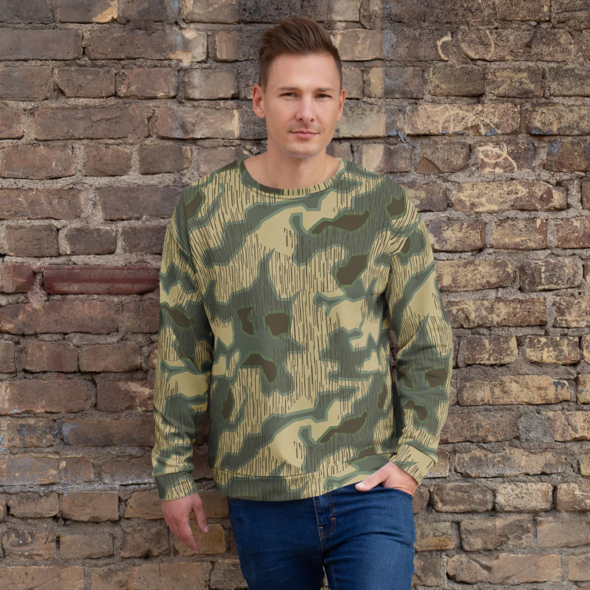 German Splittermuster Multi-terrain CAMO Unisex Sweatshirt
