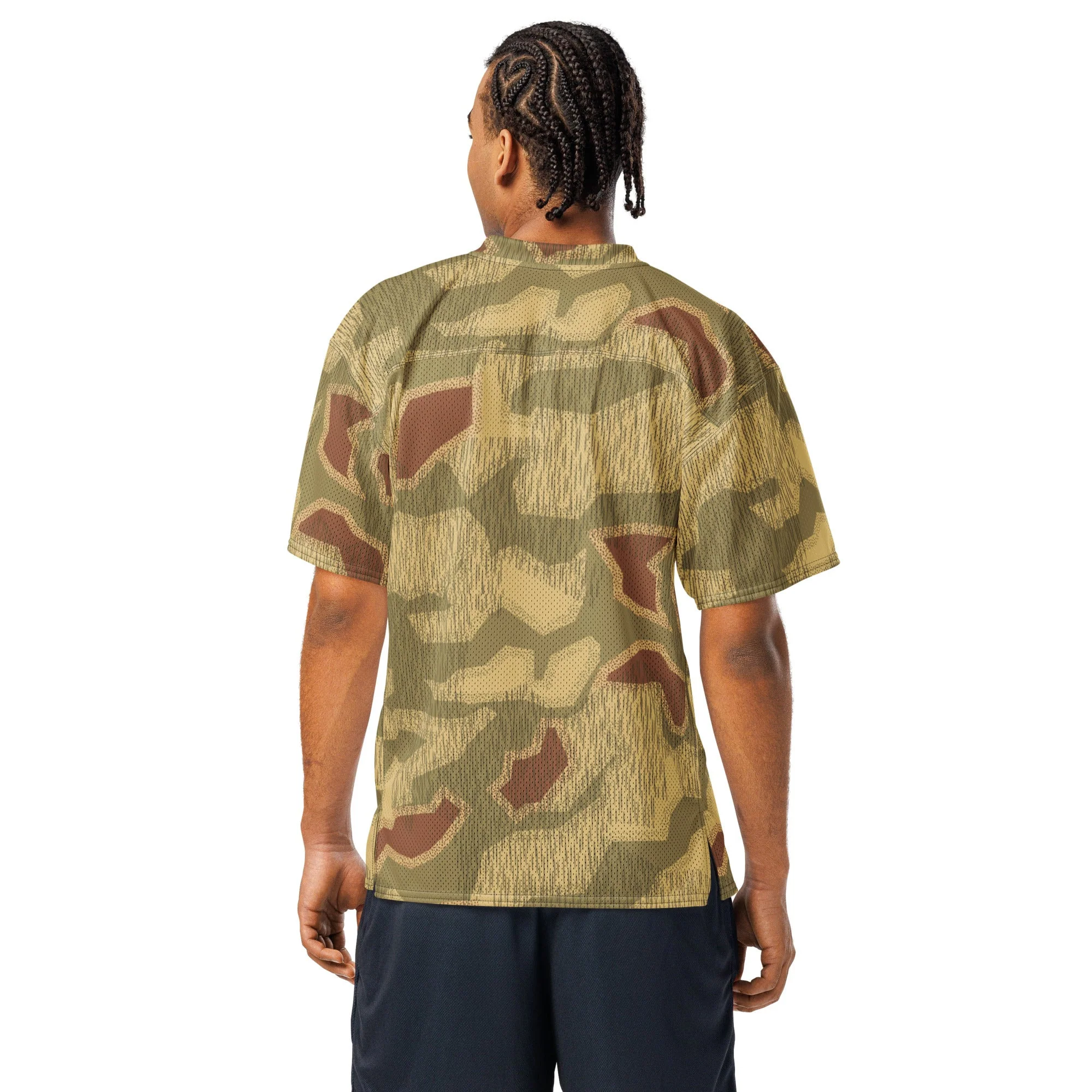 German Sumpfmuster 44 CAMO Unisex American Football Jersey - Image 12
