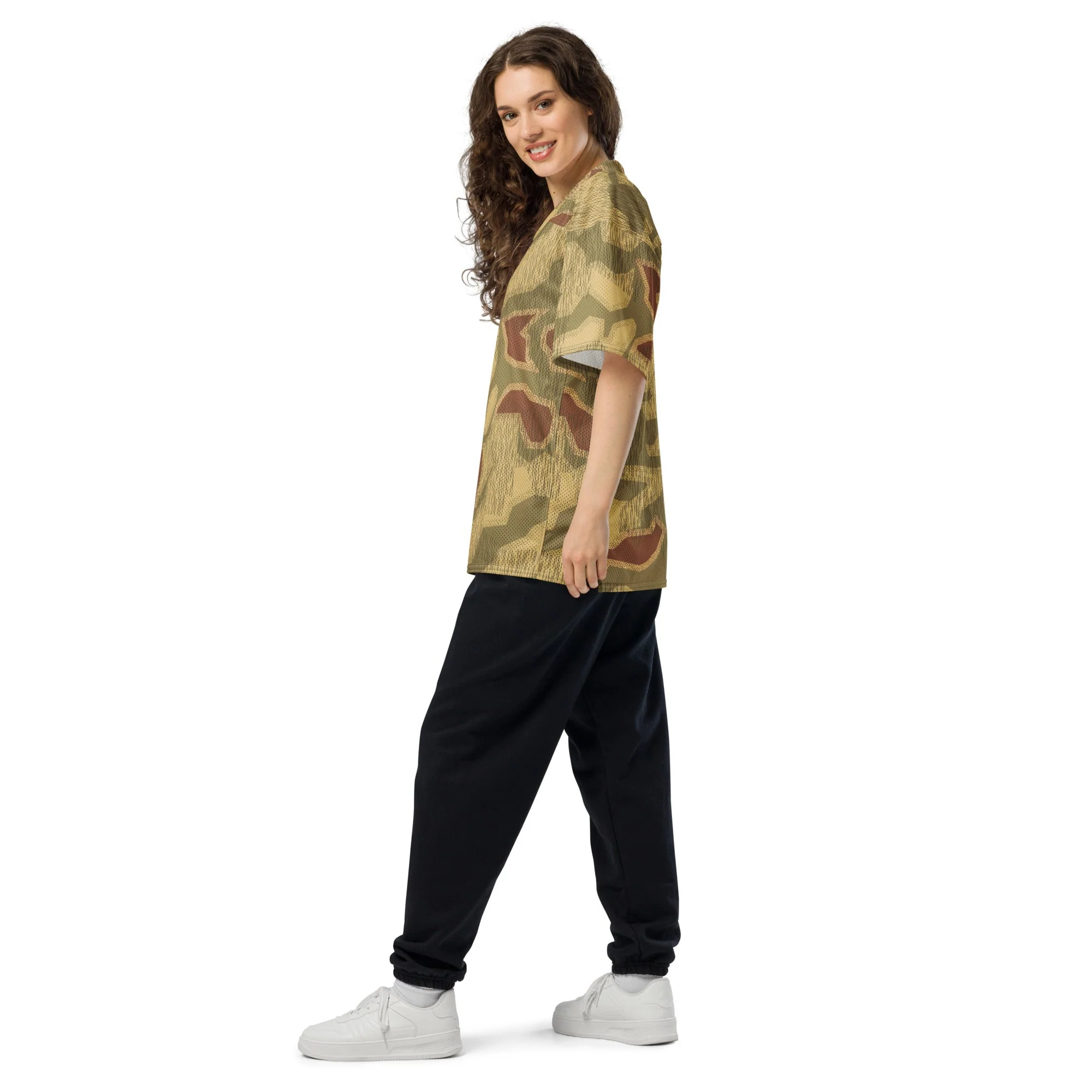 German Sumpfmuster 44 CAMO Unisex American Football Jersey - Image 5