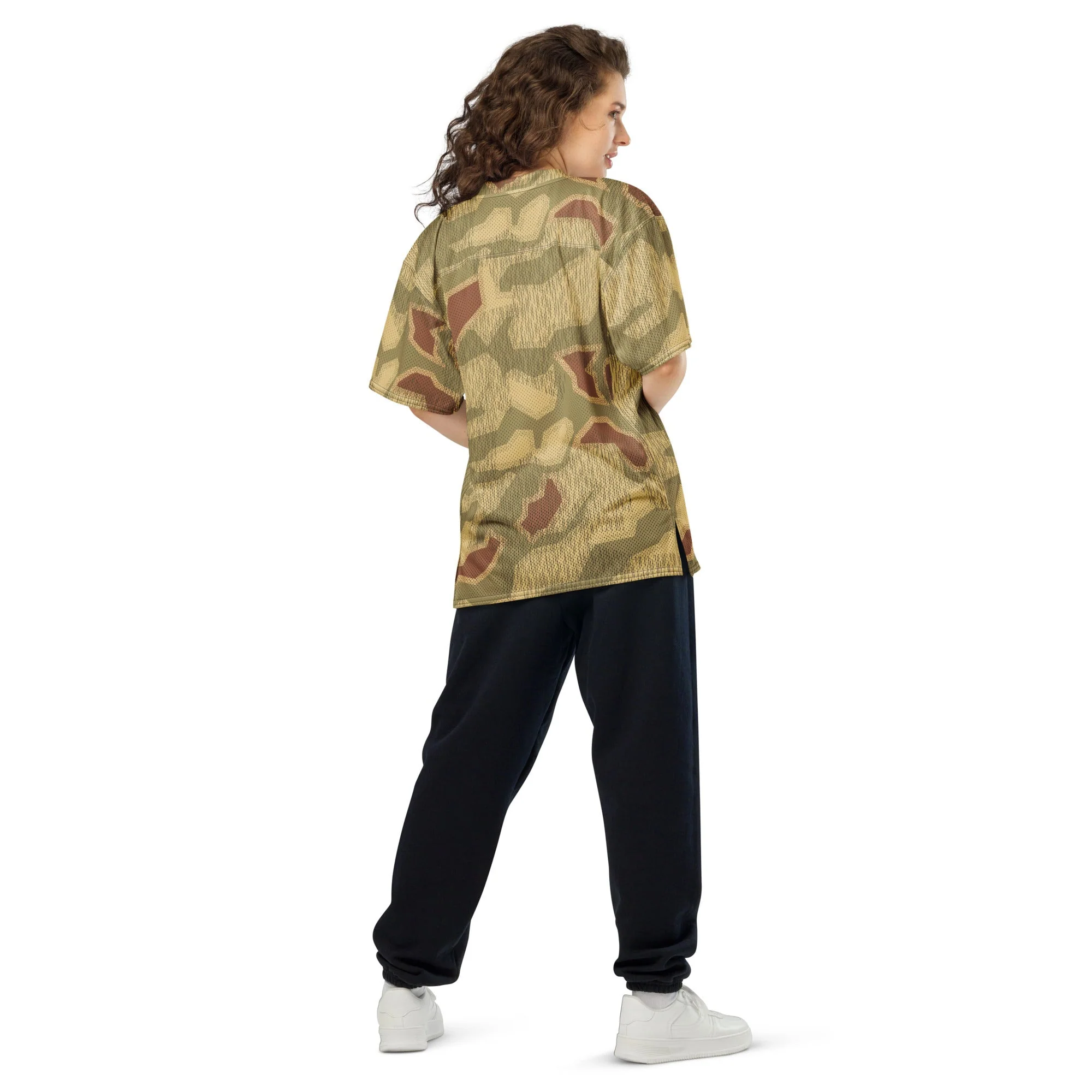German Sumpfmuster 44 CAMO Unisex American Football Jersey - Image 7