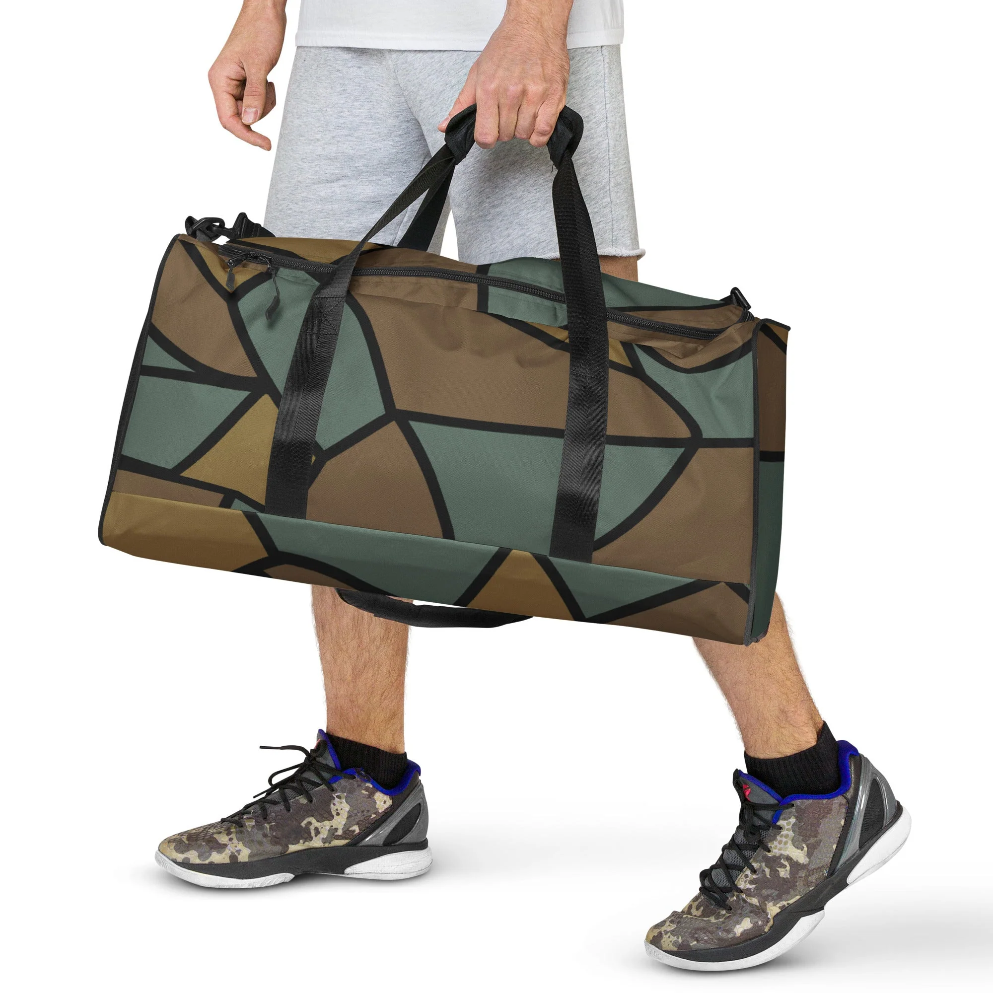German WW1 Turtle Shell Trench Stahlhelm CAMO Duffle Bag - Image 10
