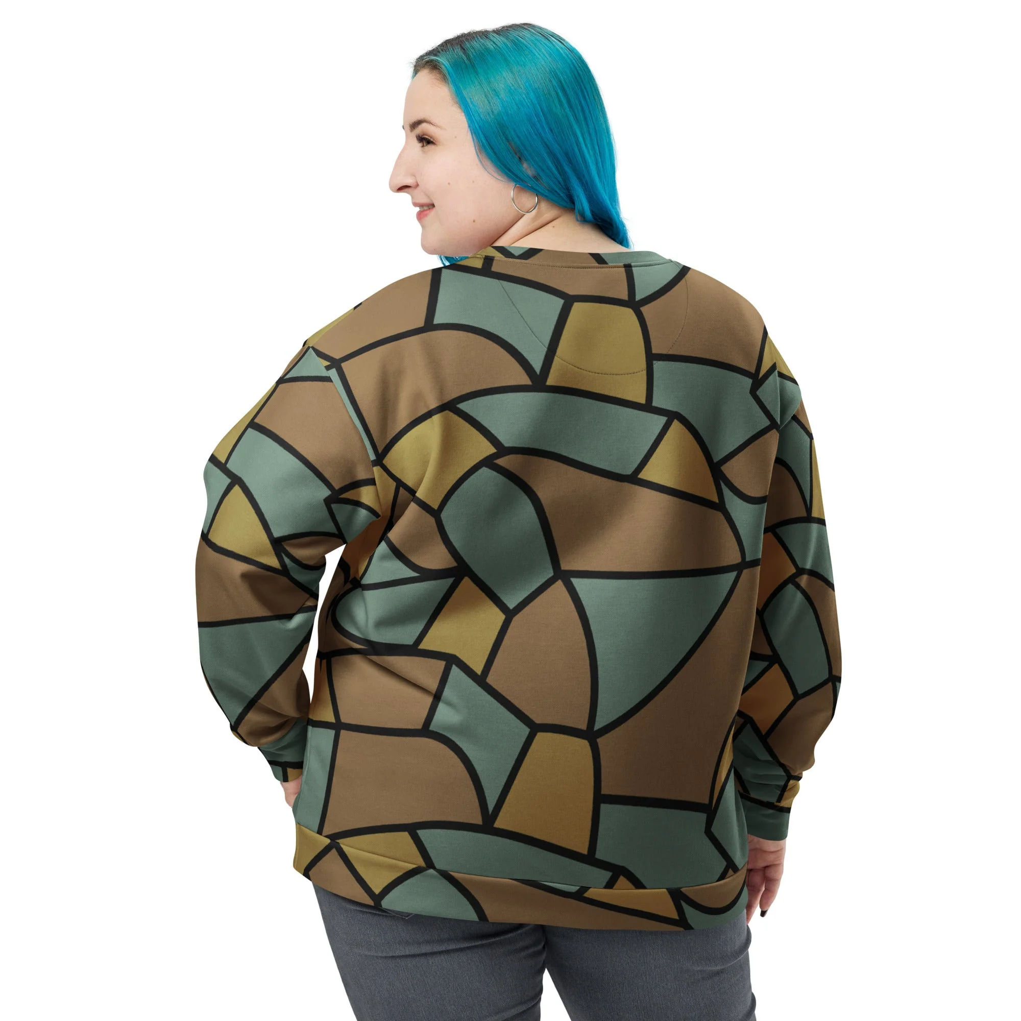 German WW1 Turtle Shell Trench Stahlhelm CAMO Unisex Sweatshirt - Image 12