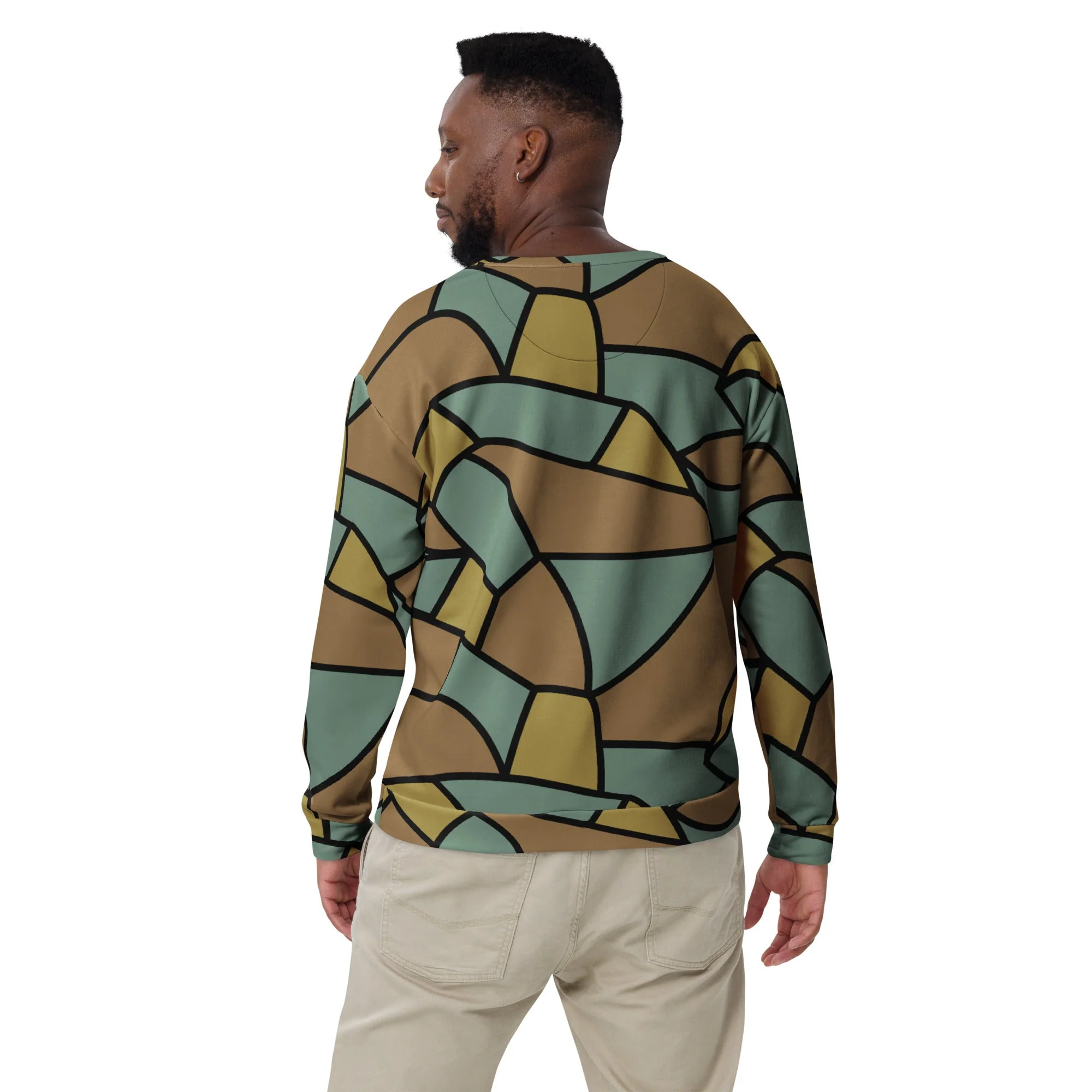 German WW1 Turtle Shell Trench Stahlhelm CAMO Unisex Sweatshirt - Image 14