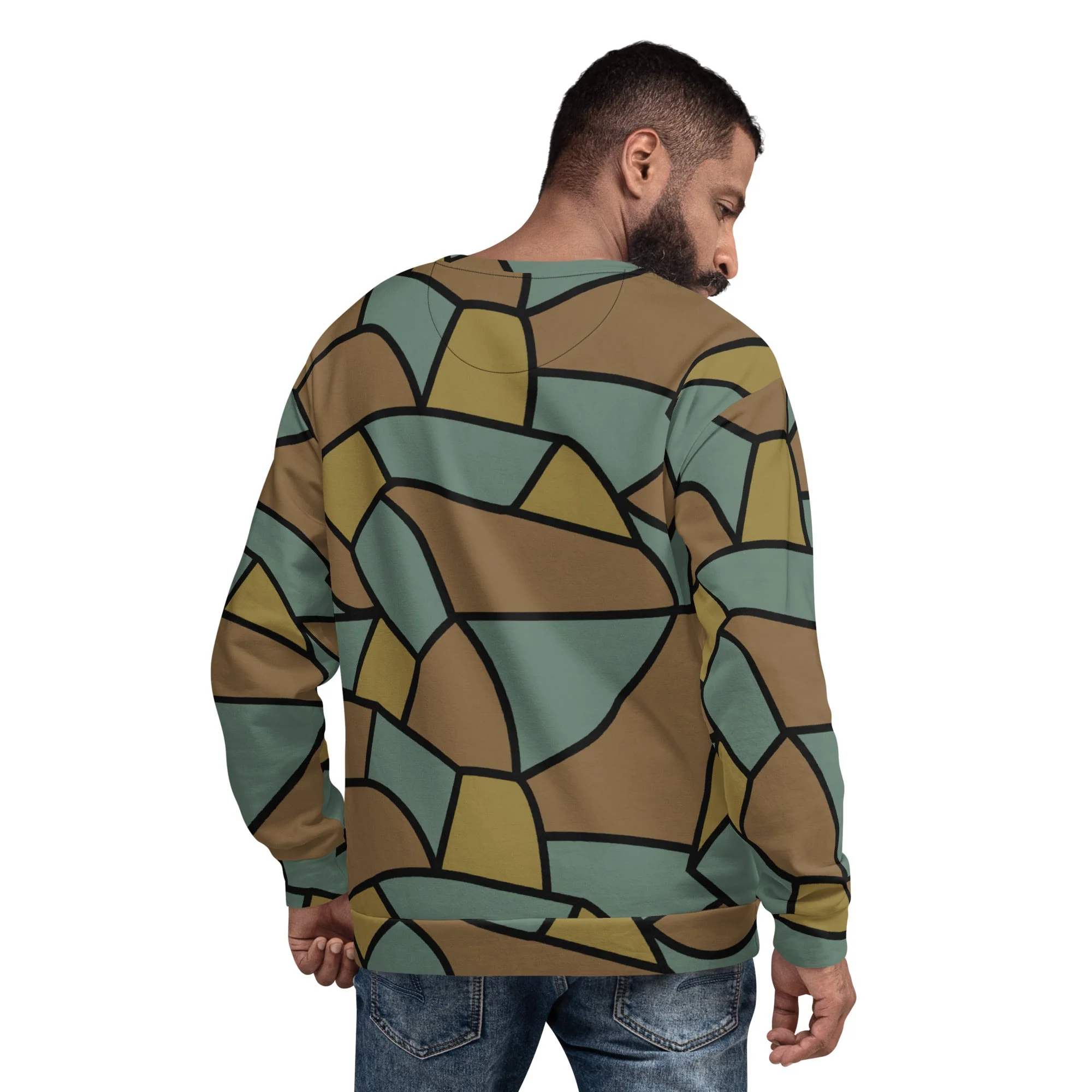 German WW1 Turtle Shell Trench Stahlhelm CAMO Unisex Sweatshirt - Image 15