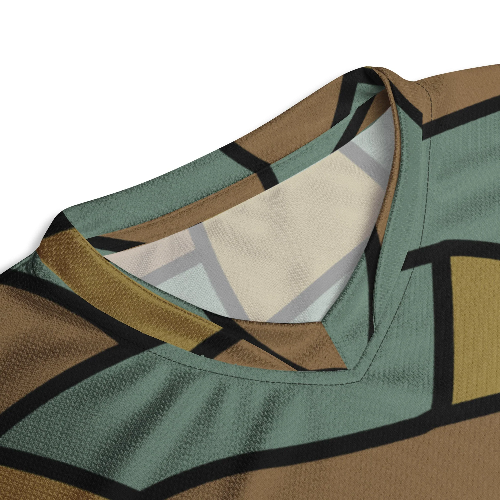 German WW1 Turtle Shell Trench Stahlhelm CAMO Unisex Sports Jersey - Image 3