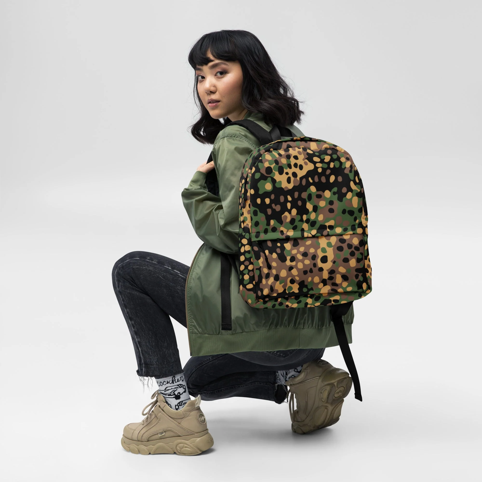 German Pea Dot Erbsenmuster CAMO Backpack - Image 13