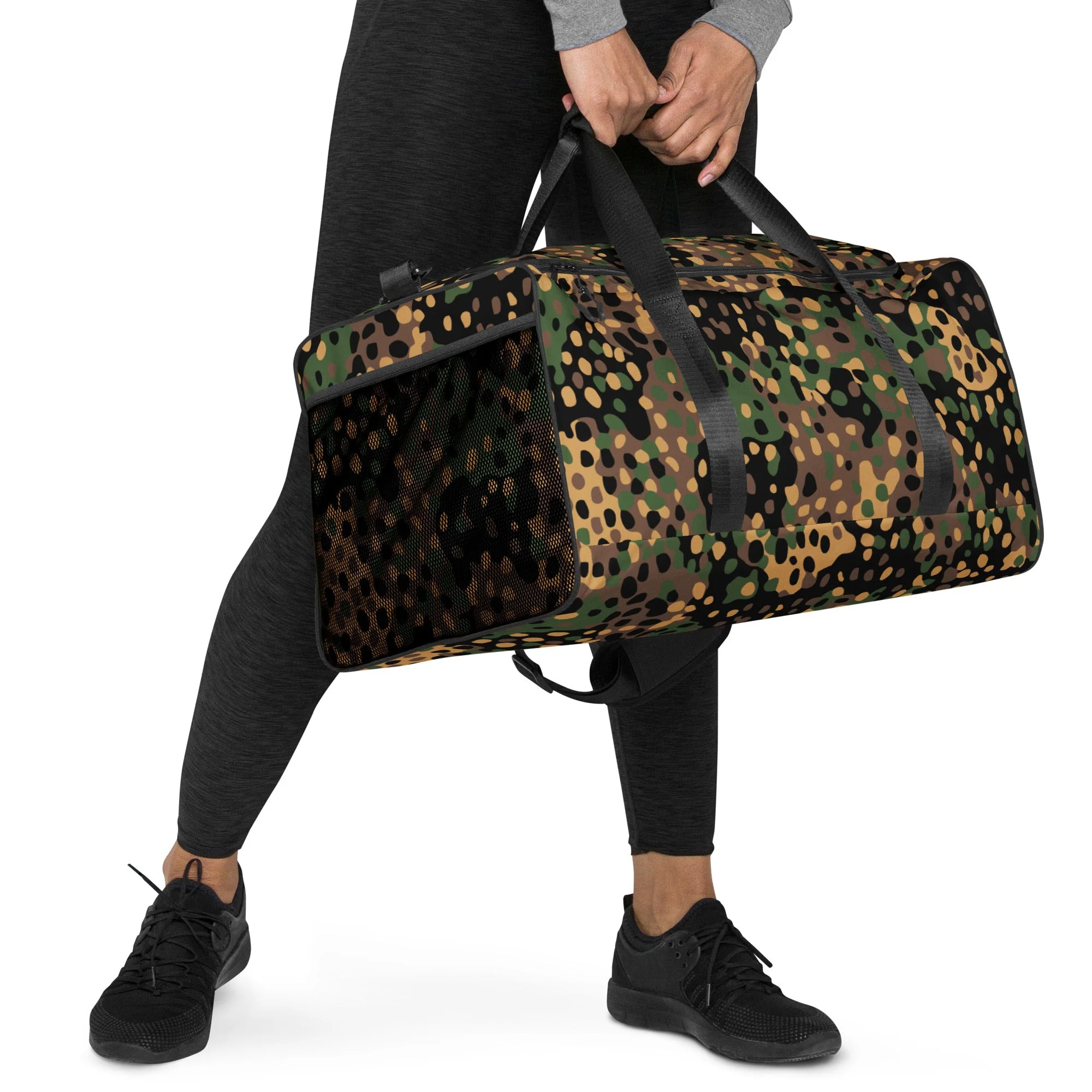 German Pea Dot Erbsenmuster CAMO Duffle Bag - Image 5