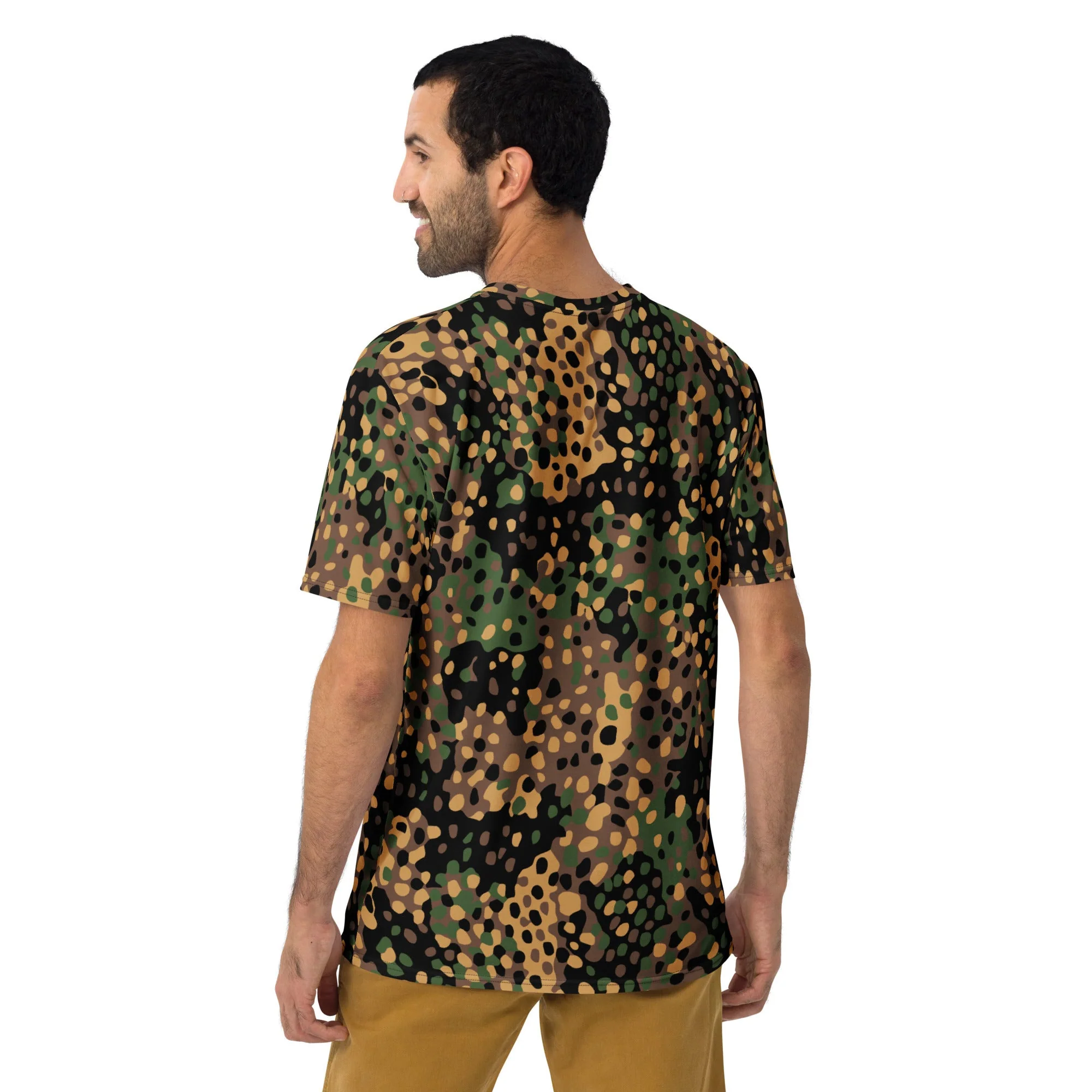 German Pea Dot Erbsenmuster CAMO Mens T-Shirt - Image 4
