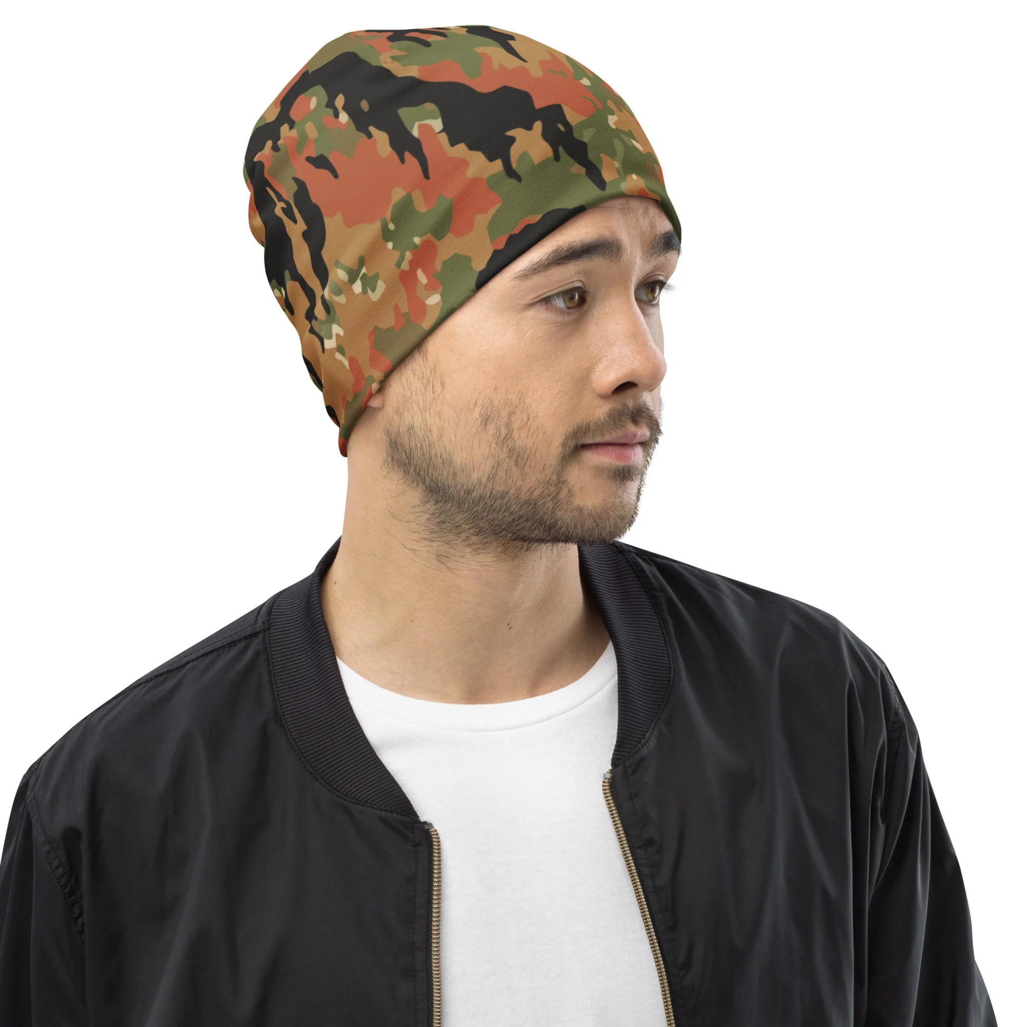 German Leibermuster Autumn CAMO Beanie