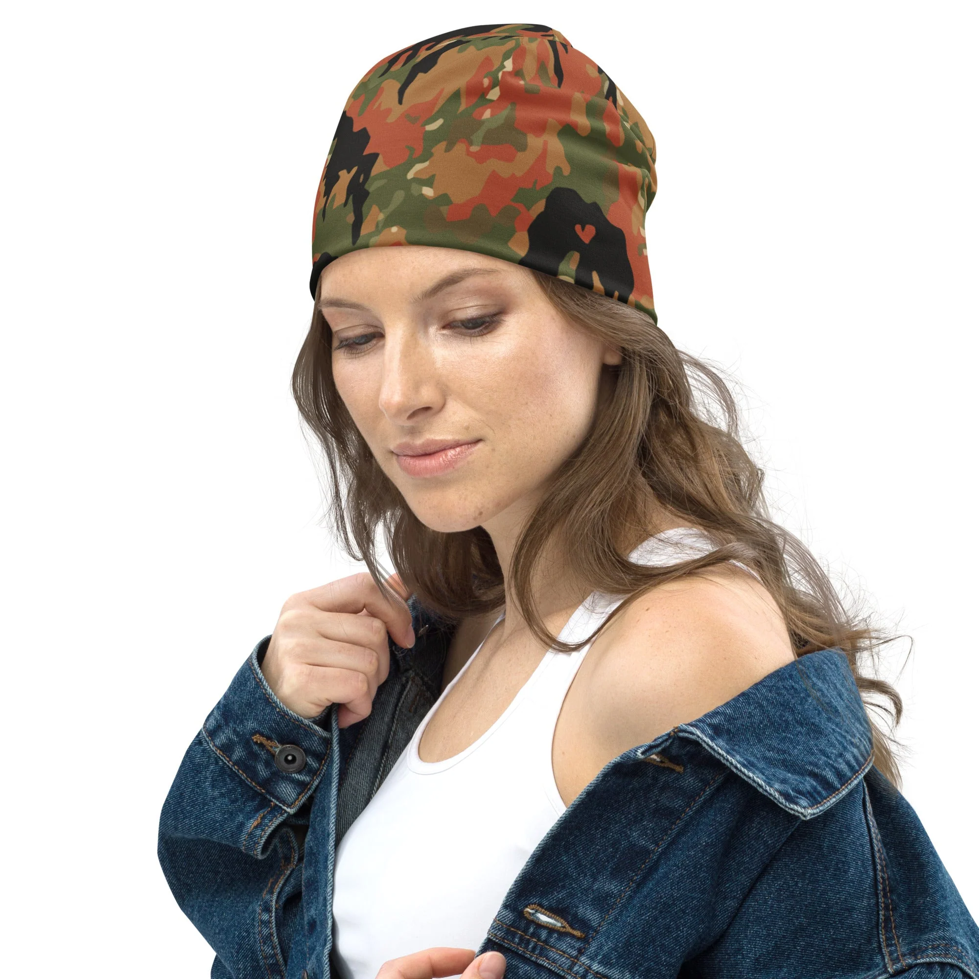 German Leibermuster Autumn CAMO Beanie - Image 4