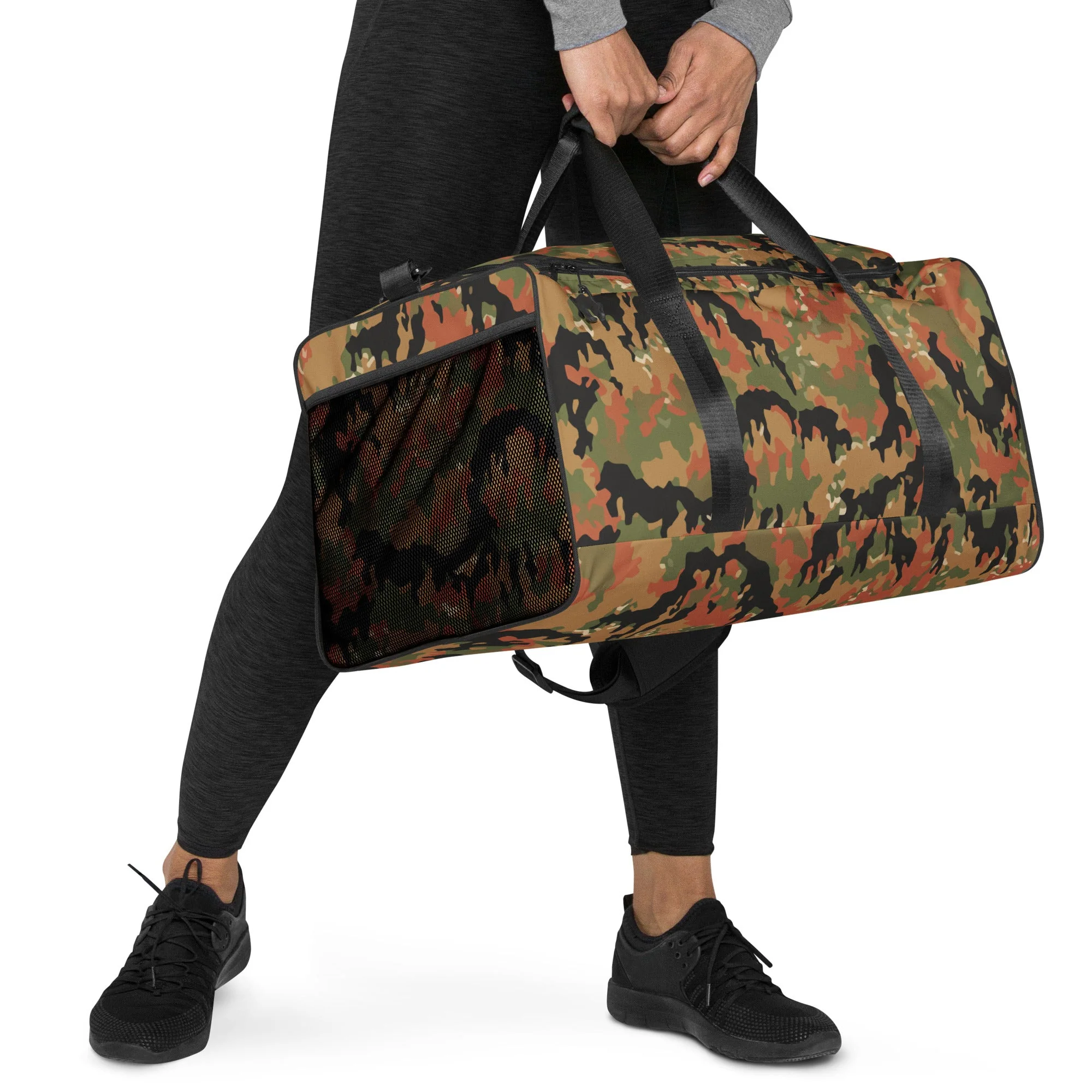 German Leibermuster Autumn CAMO Duffle Bag - Image 8