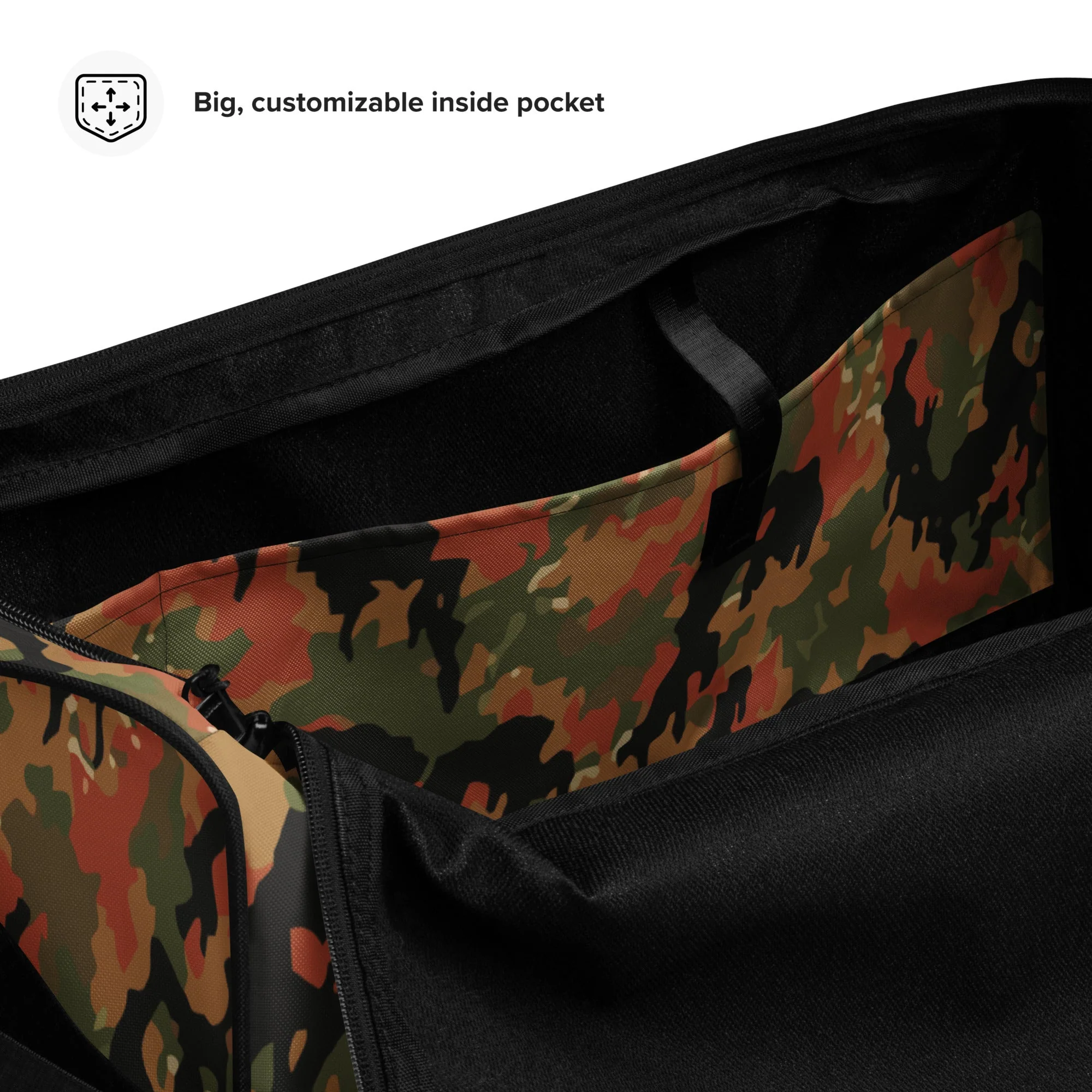 German Leibermuster Autumn CAMO Duffle Bag - Image 9