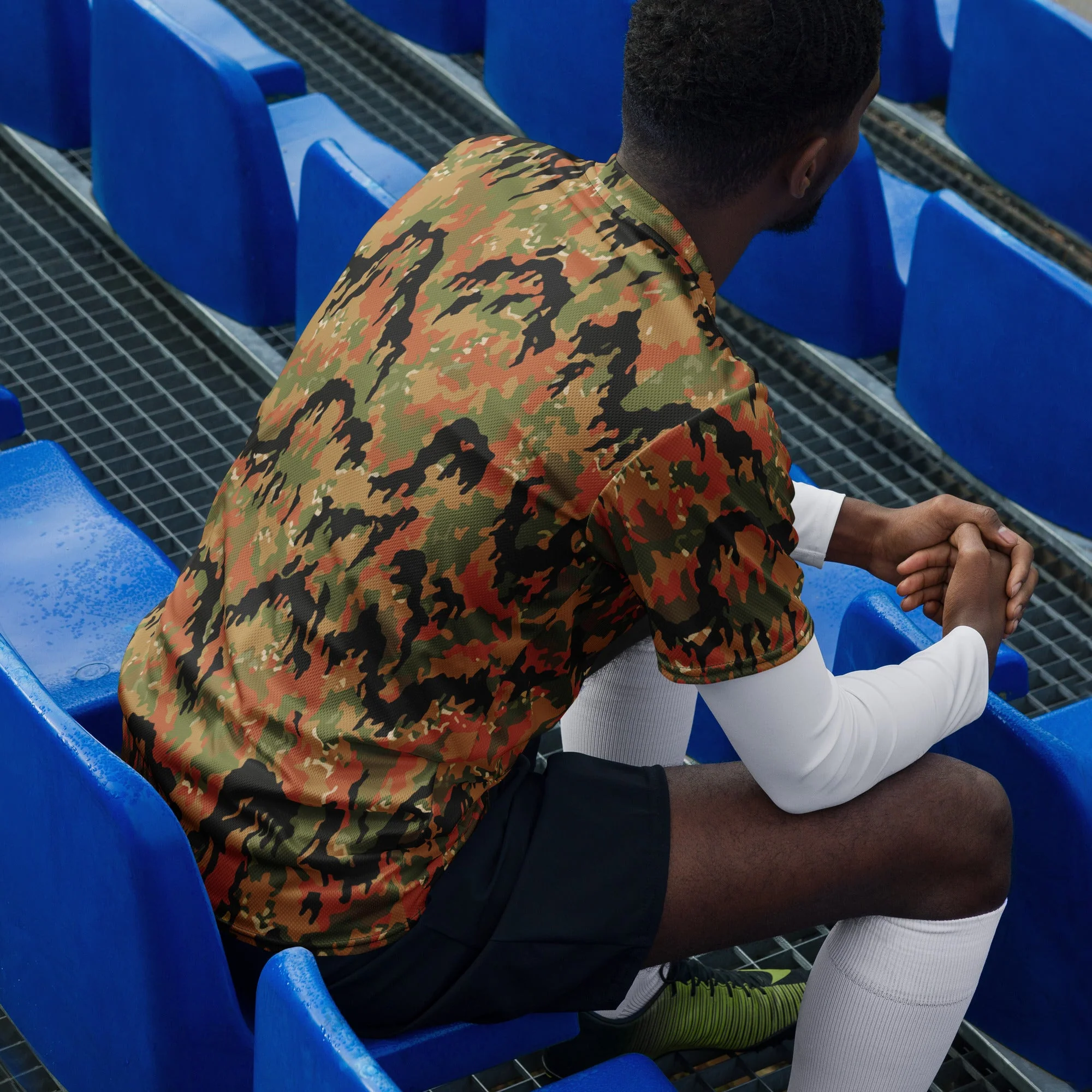 German Leibermuster Autumn CAMO Unisex Sports Jersey - Image 13