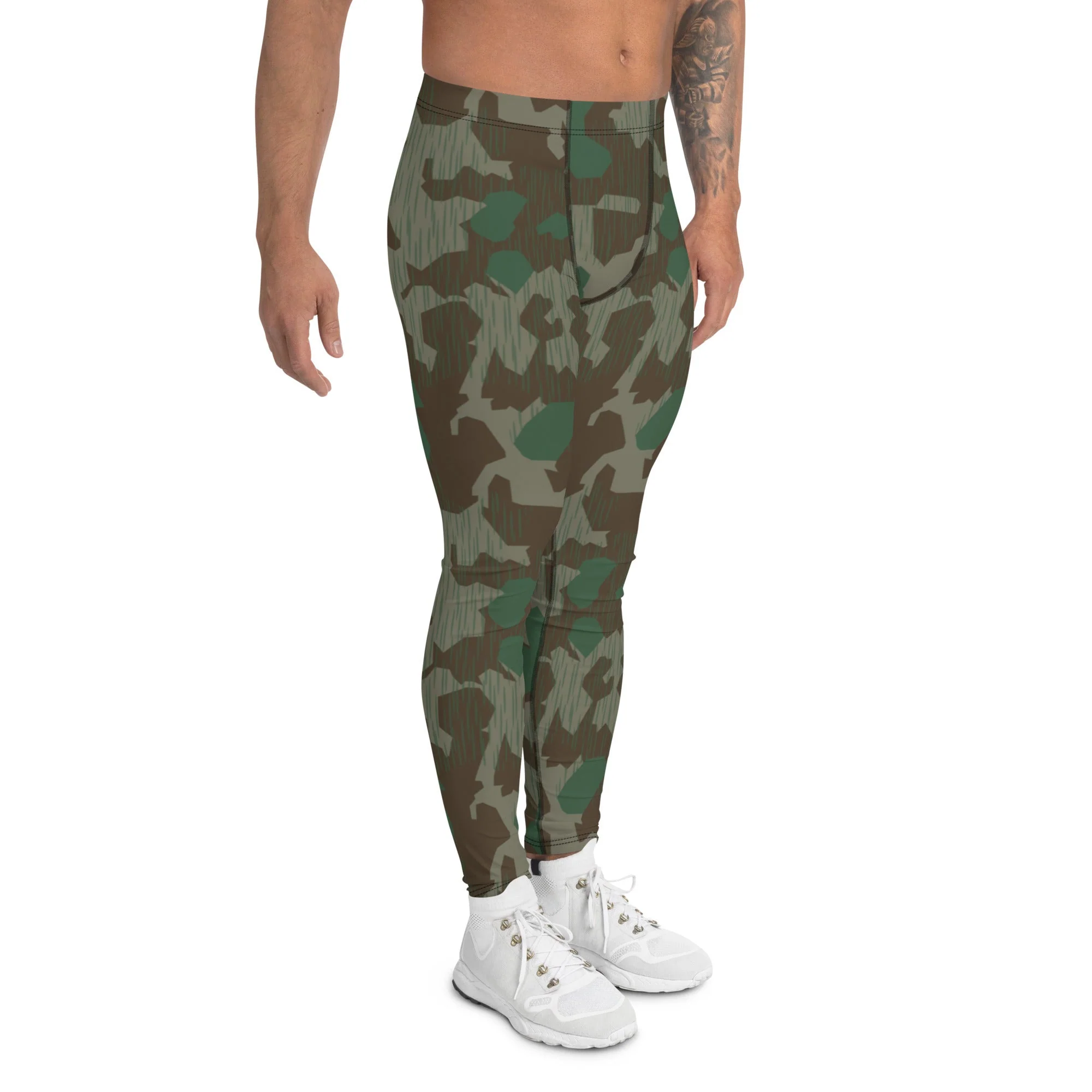 German Splittermuster 41 Luftwaffen CAMO Mens Leggings - Image 3