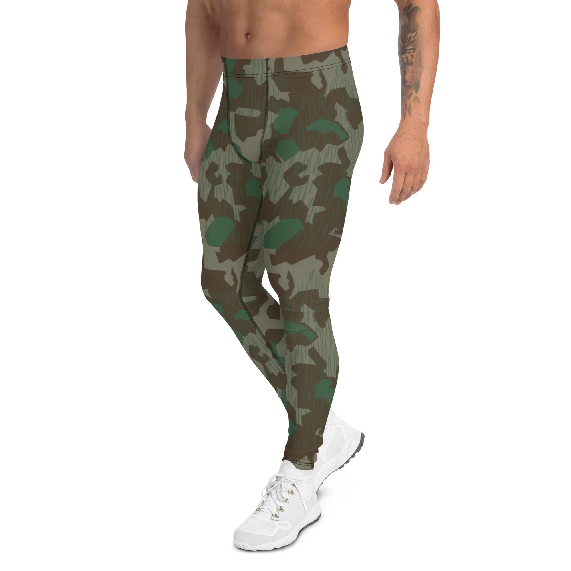 German Splittermuster 41 Luftwaffen CAMO Mens Leggings - Image 4