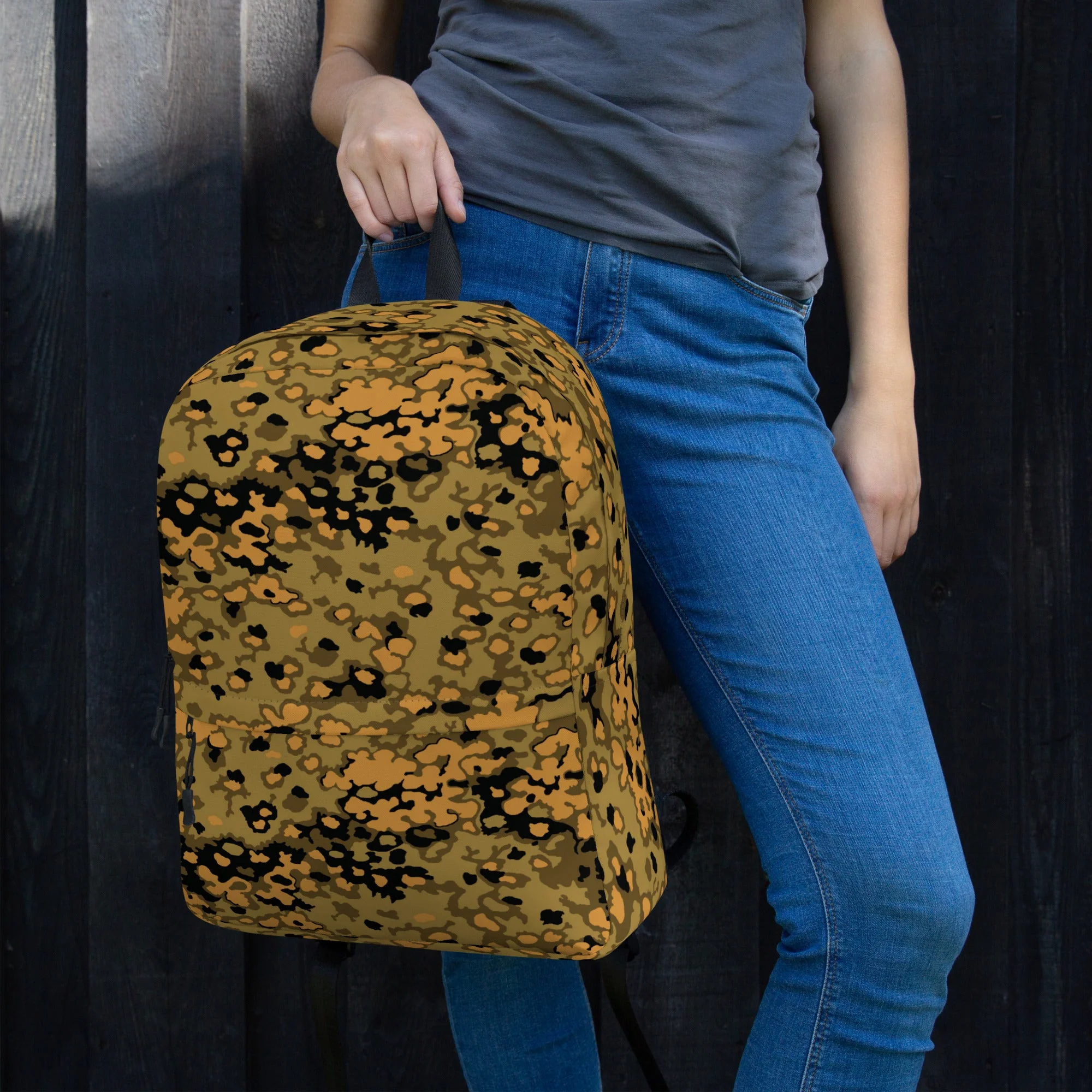 German Oak Leaf Eichenlaubmuster Autumn CAMO Backpack - Image 4