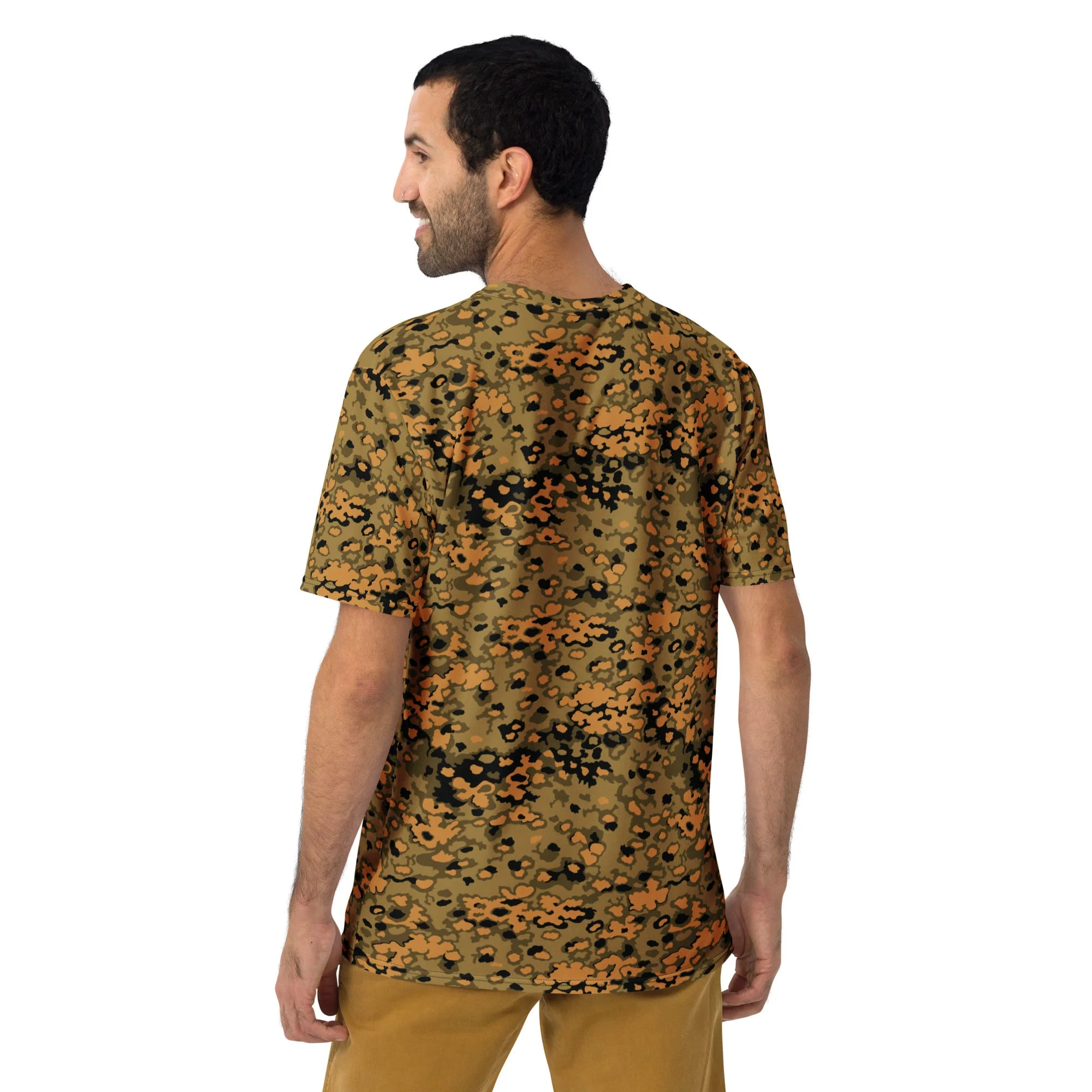 German Oak Leaf Eichenlaubmuster Autumn CAMO Mens T-Shirt - Image 4