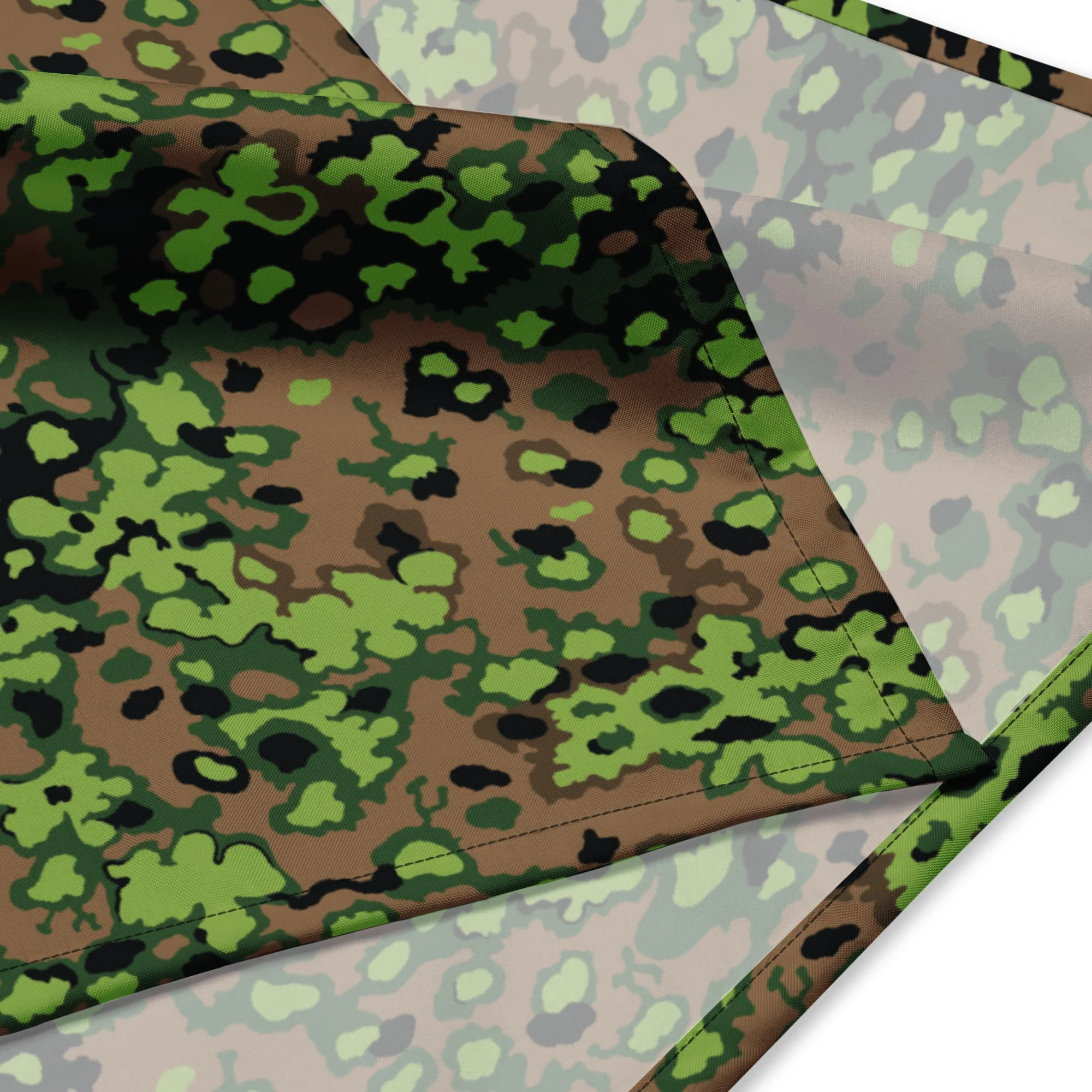 German Oak Leaf Eichenlaubmuster Spring CAMO Bandana - Image 4
