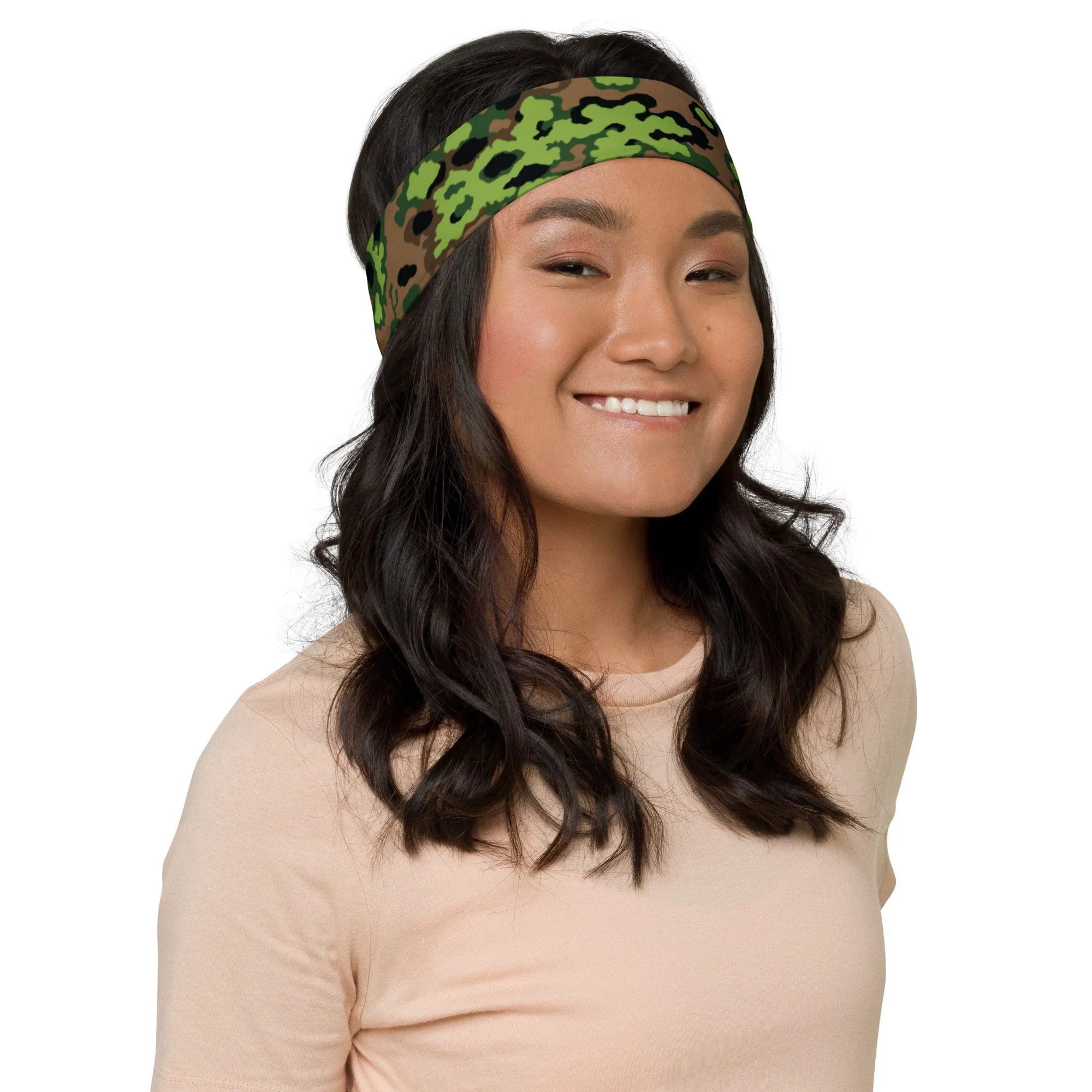 German Oak Leaf Eichenlaubmuster Spring CAMO Headband - Image 4