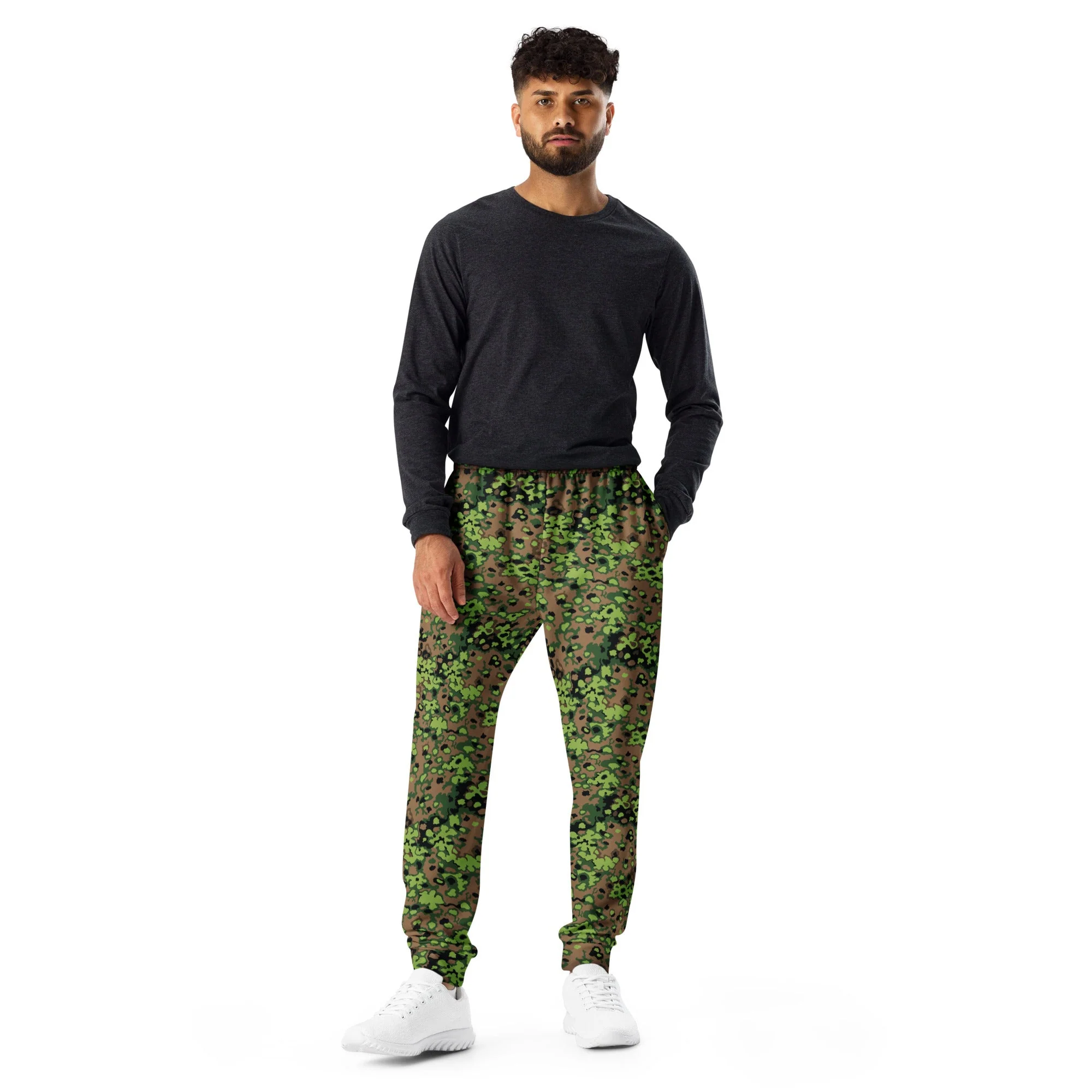 German Oak Leaf Eichenlaubmuster Spring CAMO Mens Joggers - Image 3
