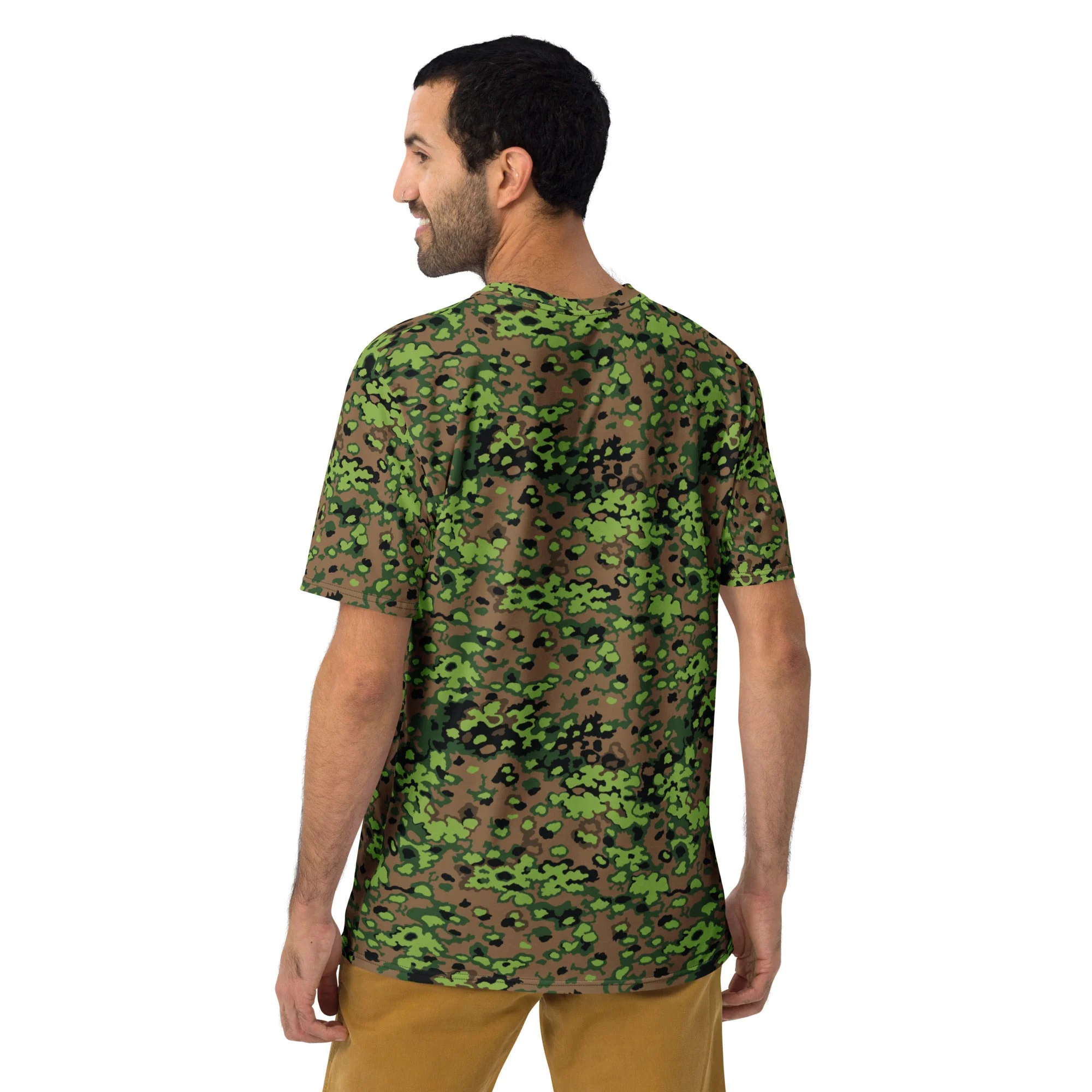 German Oak Leaf Eichenlaubmuster Spring CAMO Mens T-Shirt - Image 4