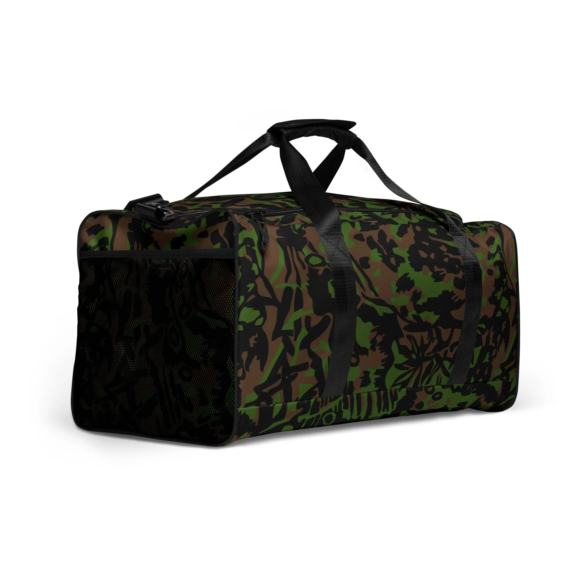 German Palm Tree Palmenmuster Spring CAMO Duffle Bag - Image 5