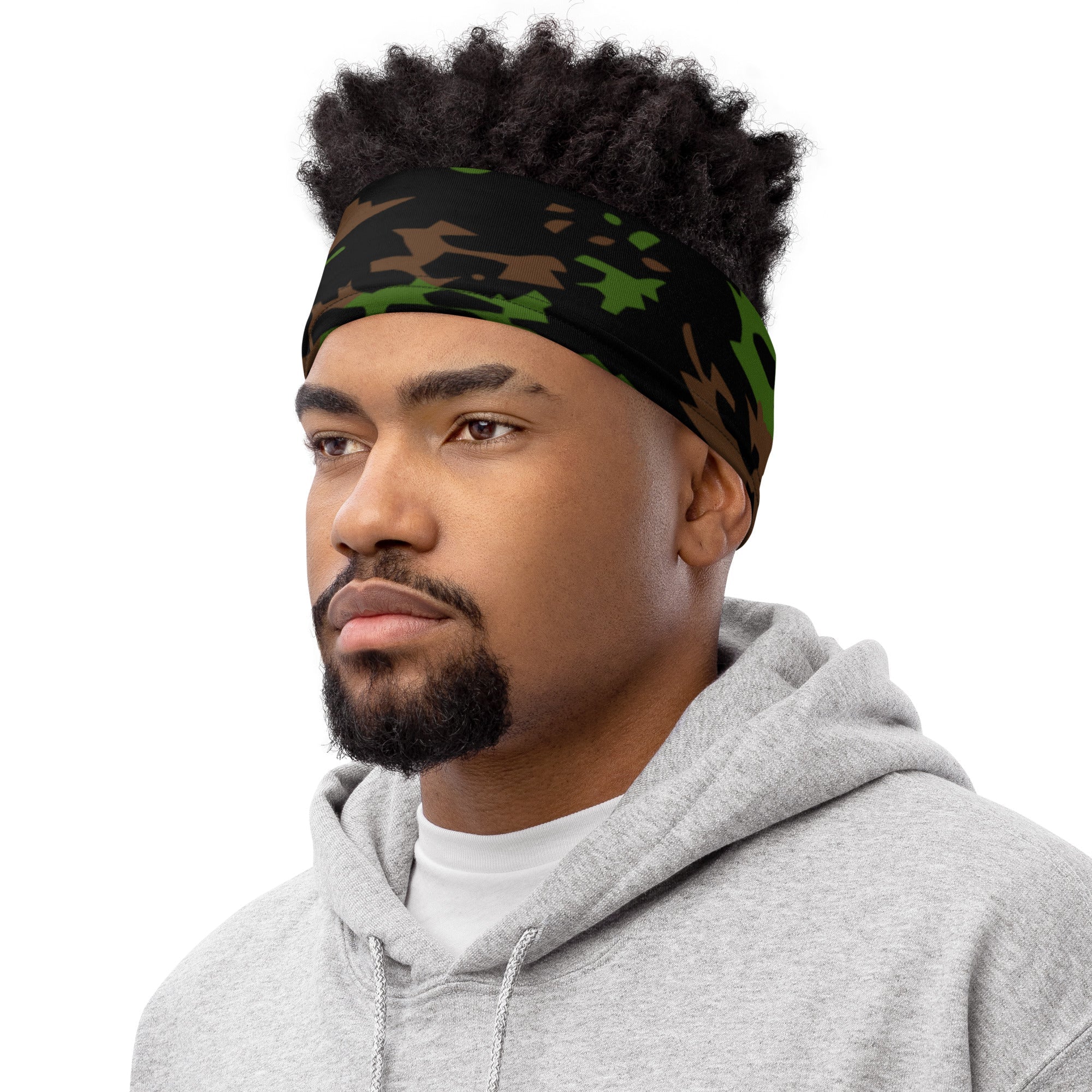 German Palm Tree Palmenmuster Spring CAMO Neck Gaiter - Image 3