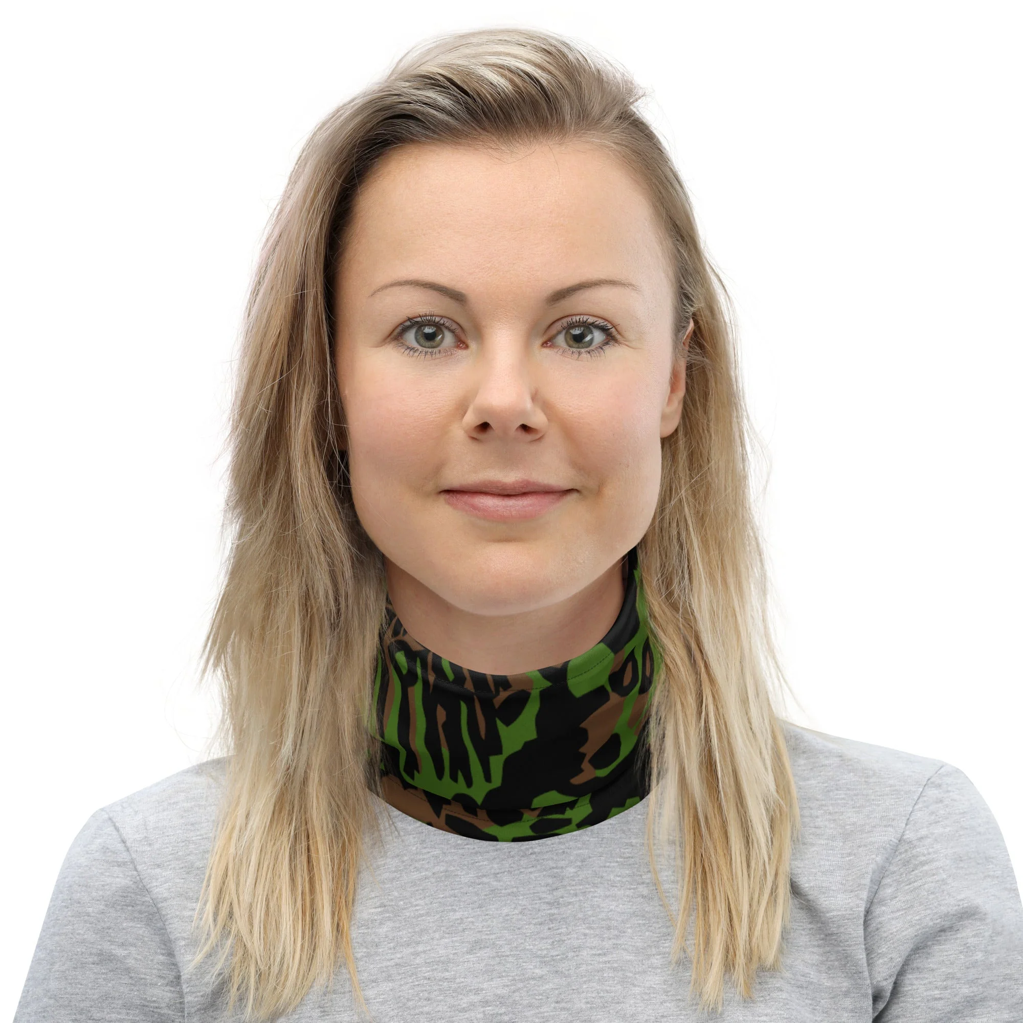 German Palm Tree Palmenmuster Spring CAMO Neck Gaiter - Image 4