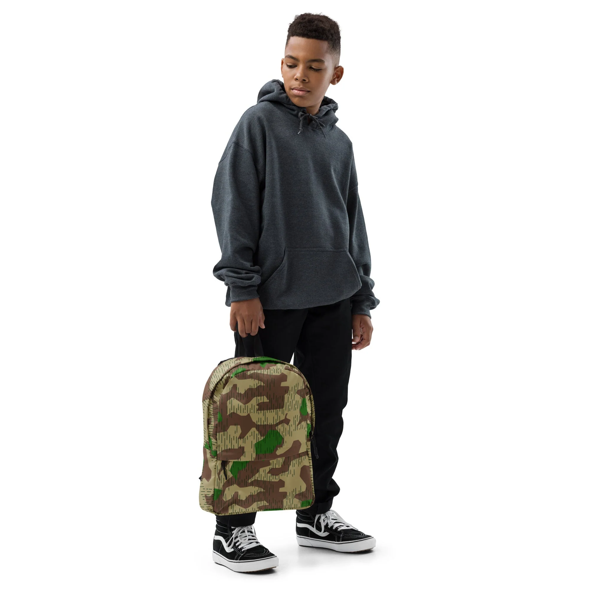 German Splittermuster Buntfarbendruck 31 CAMO Backpack - Image 15