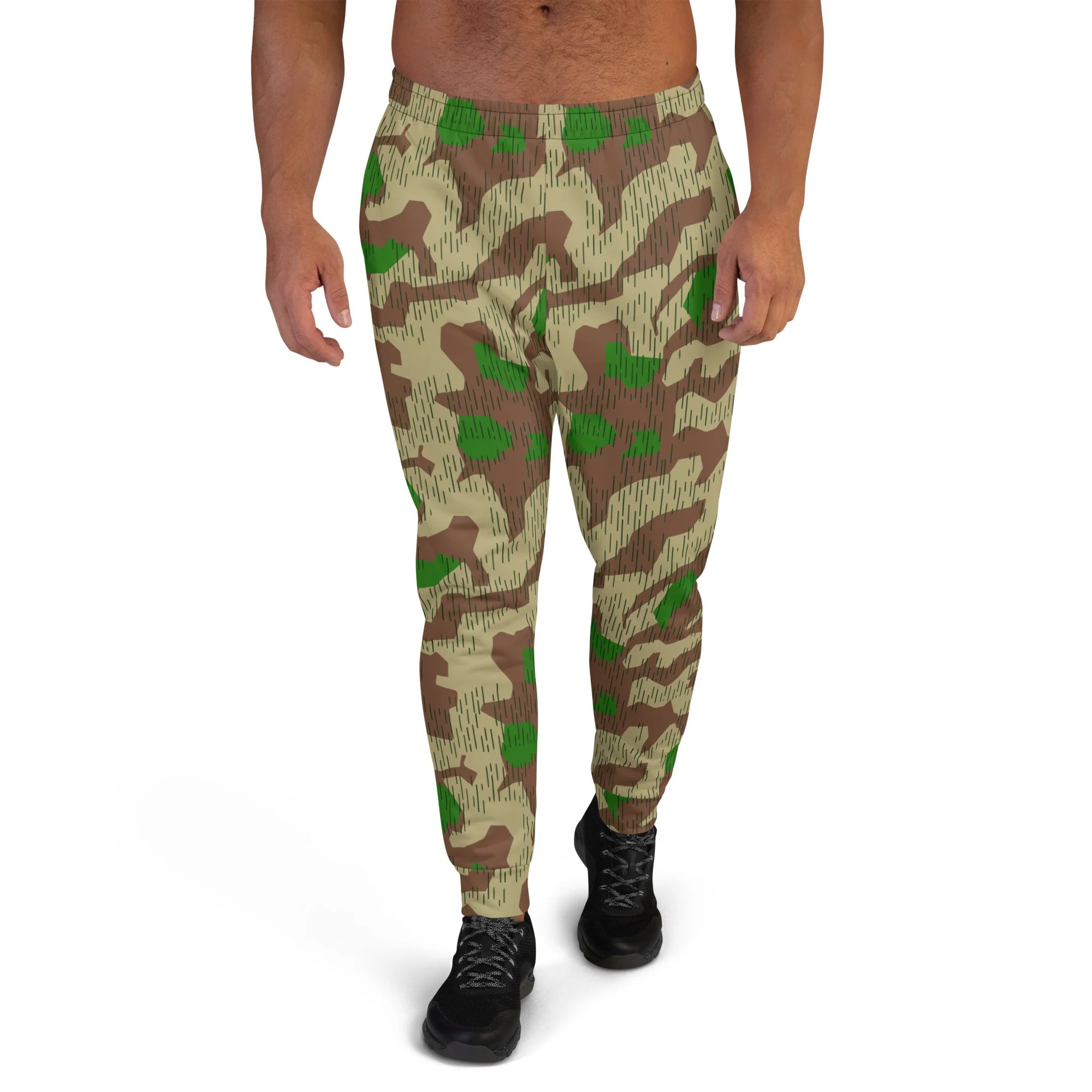 German Splittermuster Buntfarbendruck 31 CAMO Mens Joggers - Image 4