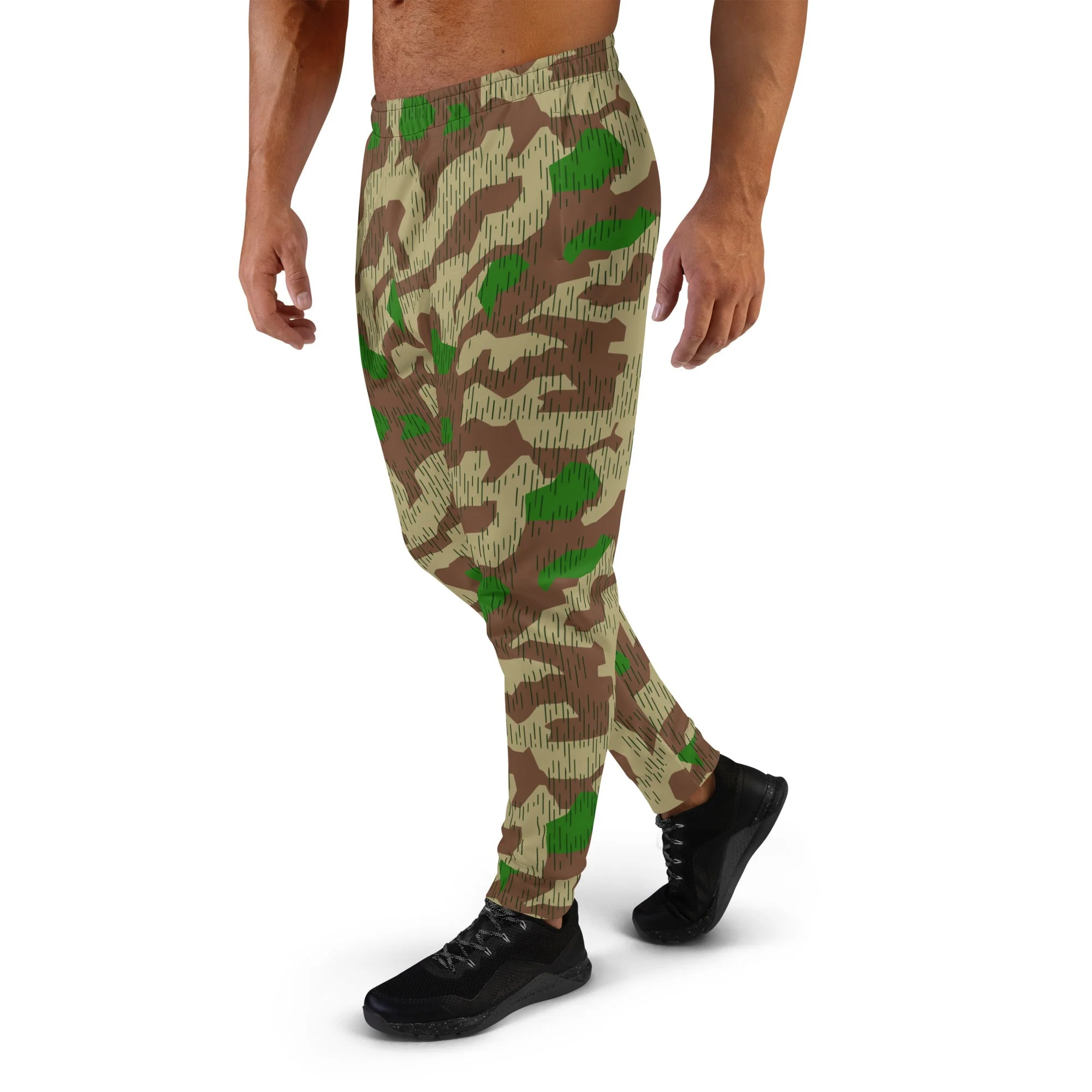 German Splittermuster Buntfarbendruck 31 CAMO Mens Joggers - Image 5