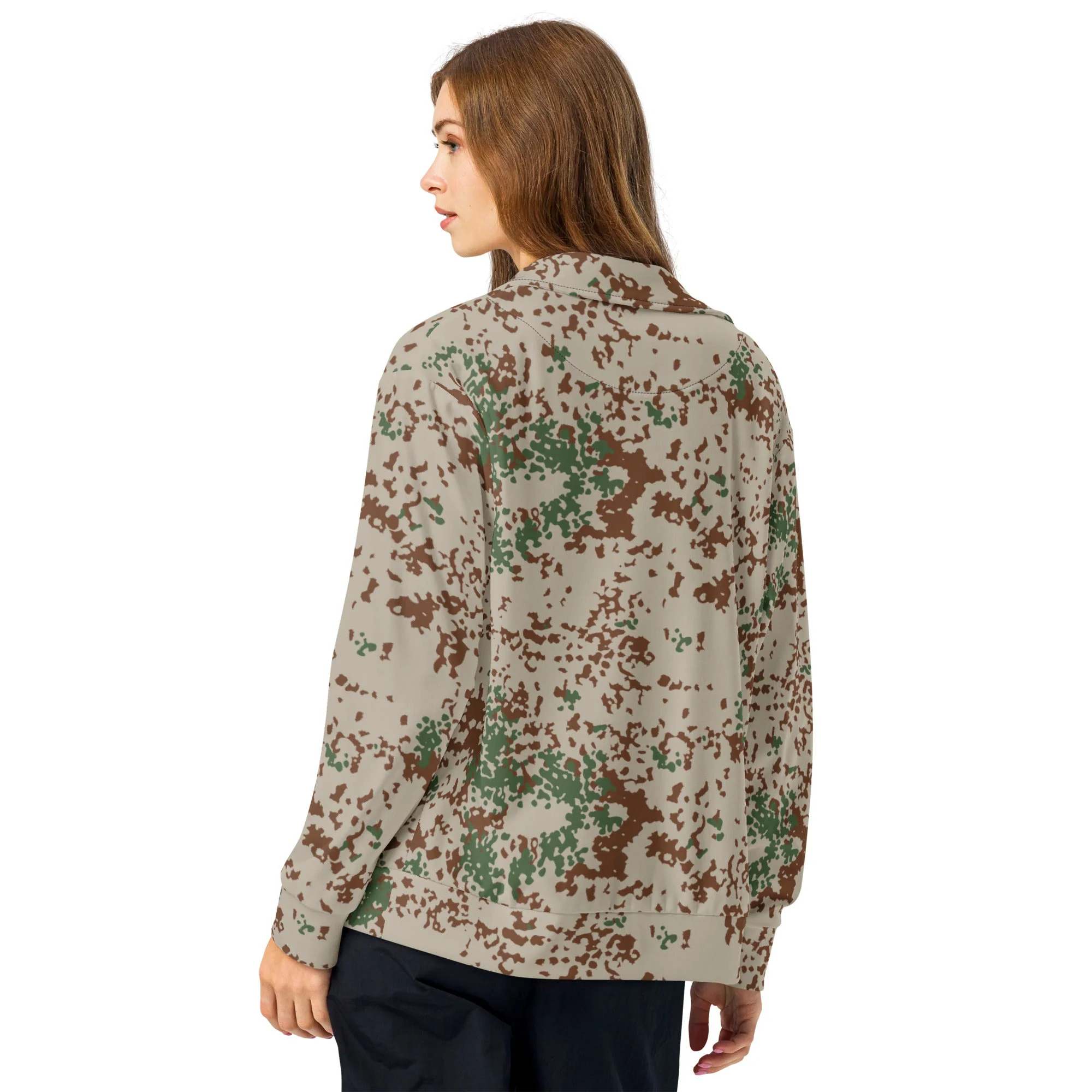 German Flecktarn Wüstentarn Desert CAMO Unisex Track Jacket - Image 11
