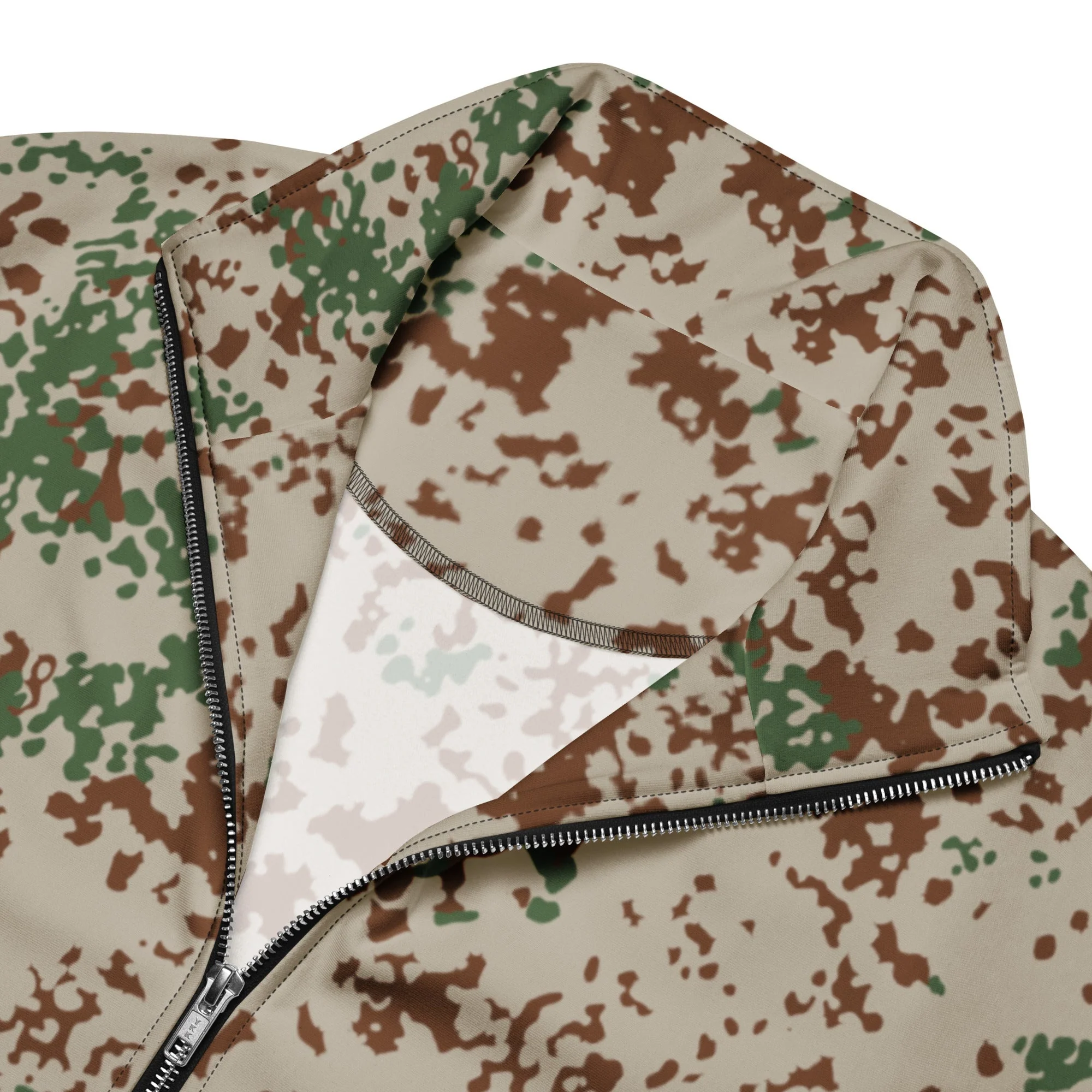 German Flecktarn Wüstentarn Desert CAMO Unisex Track Jacket - Image 13