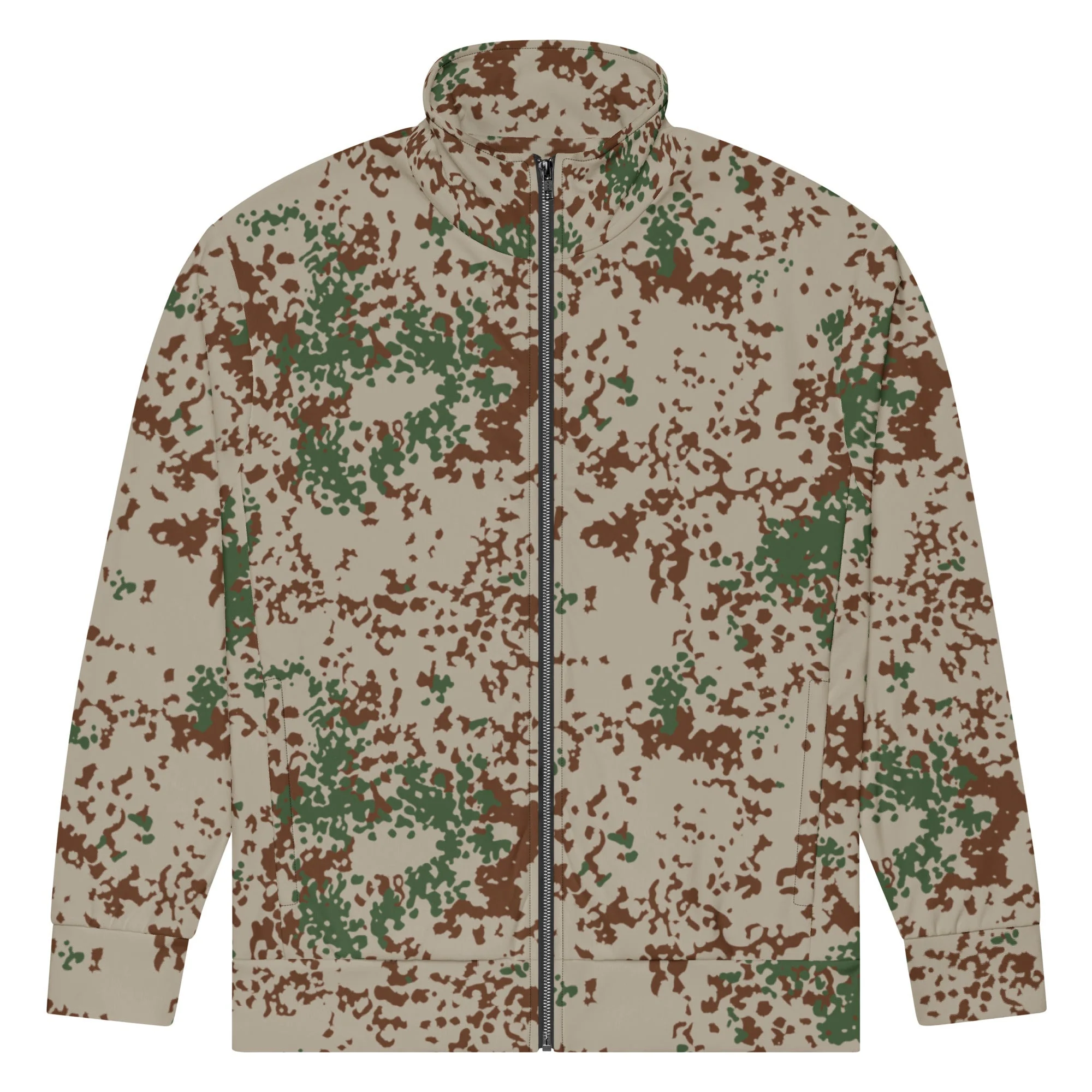 German Flecktarn Wüstentarn Desert CAMO Unisex Track Jacket - Image 4