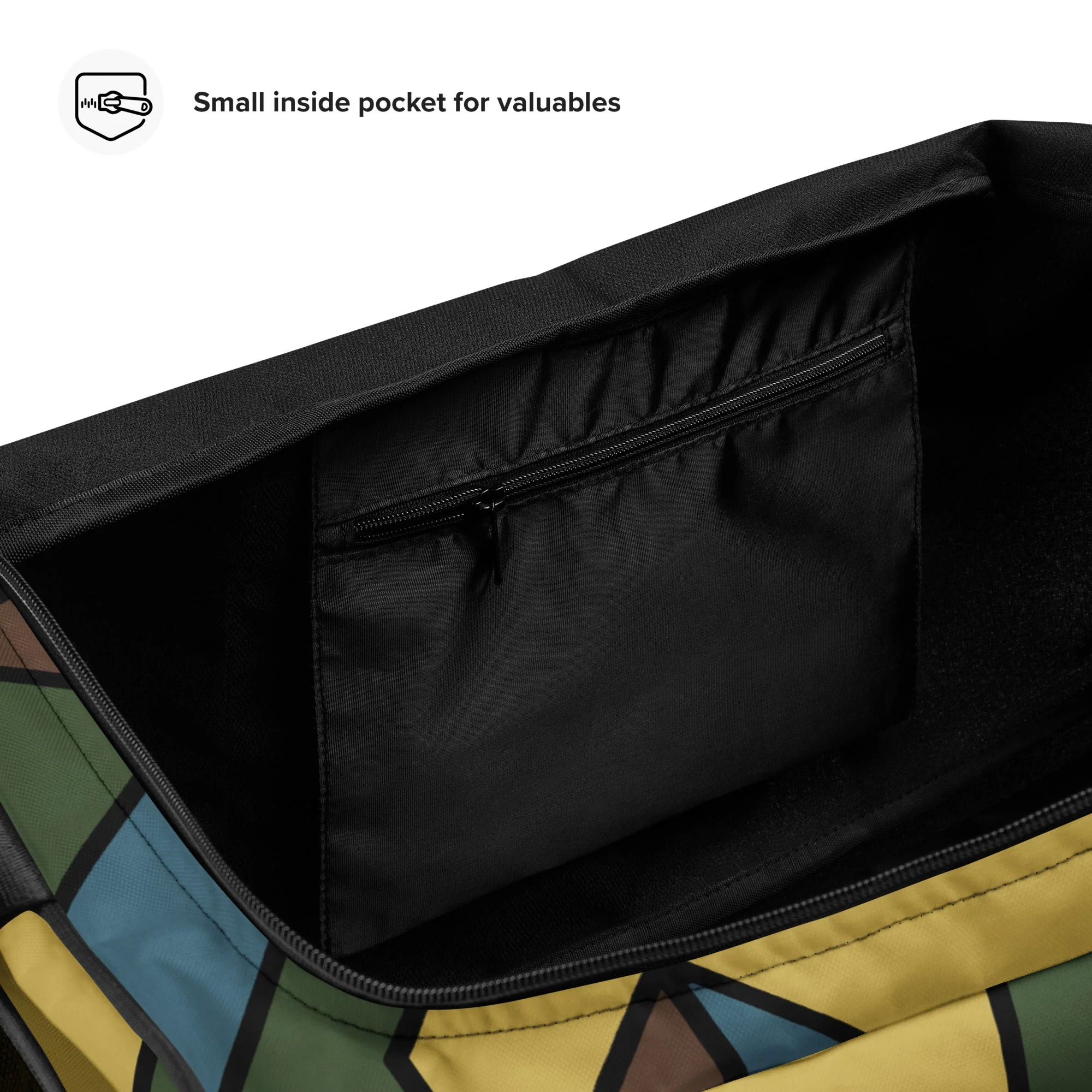 German WW1 Turtle Shell Trench Stahlhelm v2 CAMO Duffle Bag - Image 2