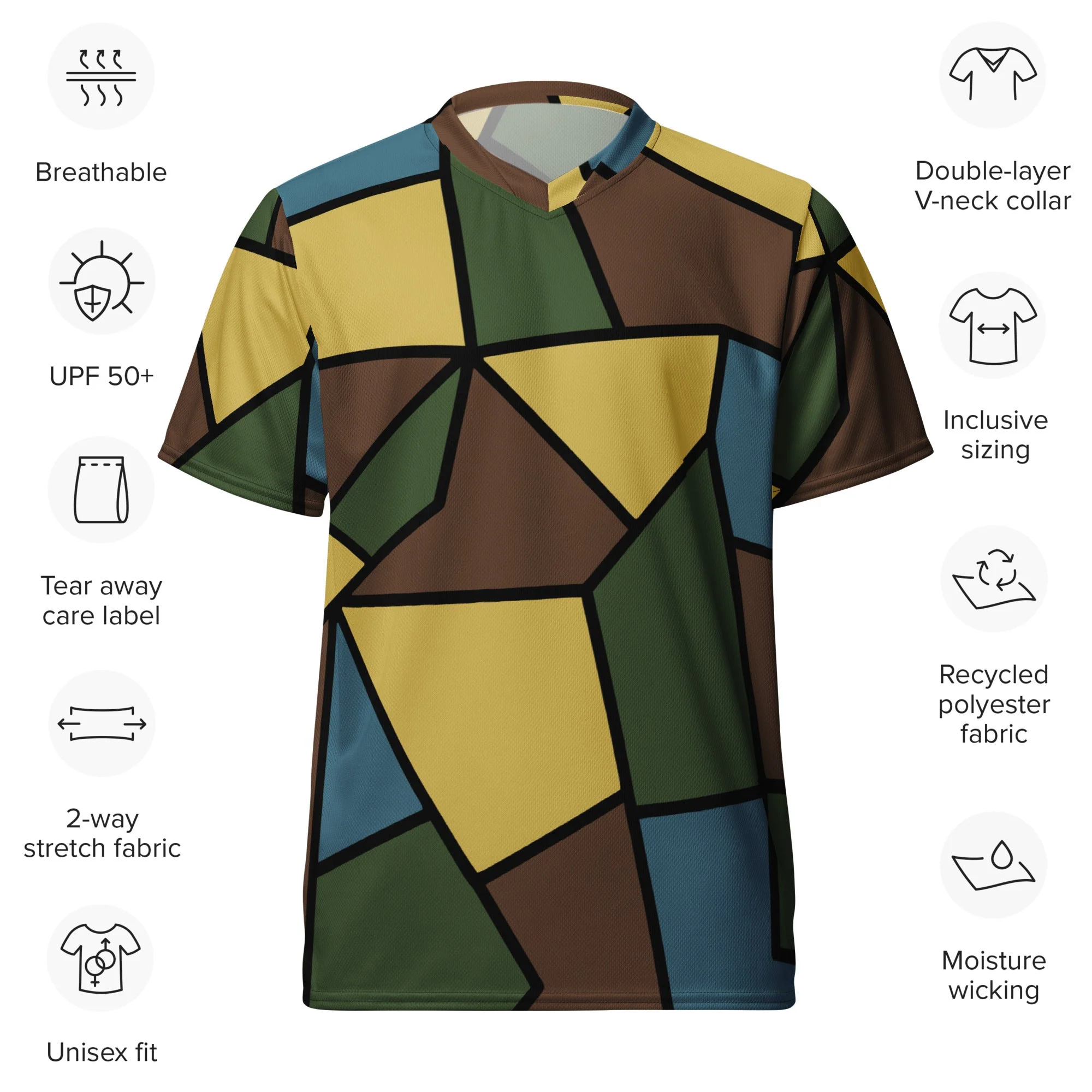 German WW1 Turtle Shell Trench Stahlhelm v2 CAMO Unisex Sports Jersey - Image 10