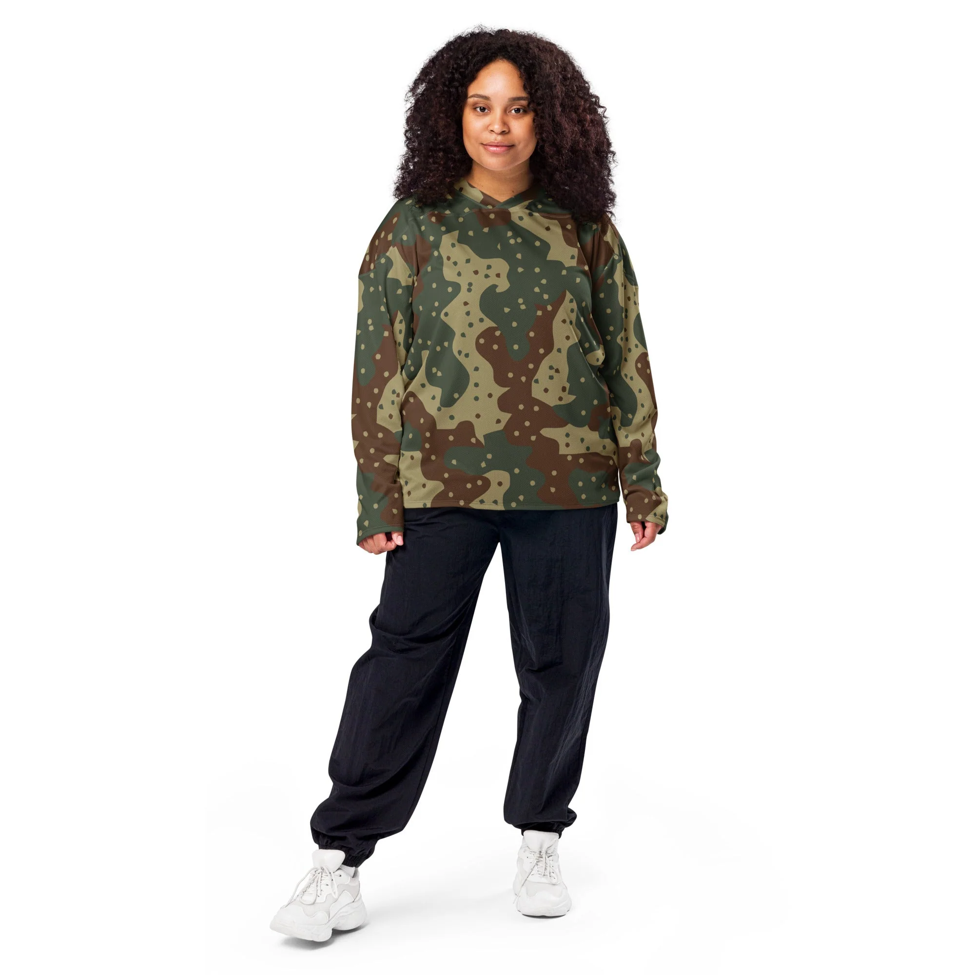German Ambush Daimler-Benz Tank CAMO Unisex Hockey Fan Jersey - Image 11