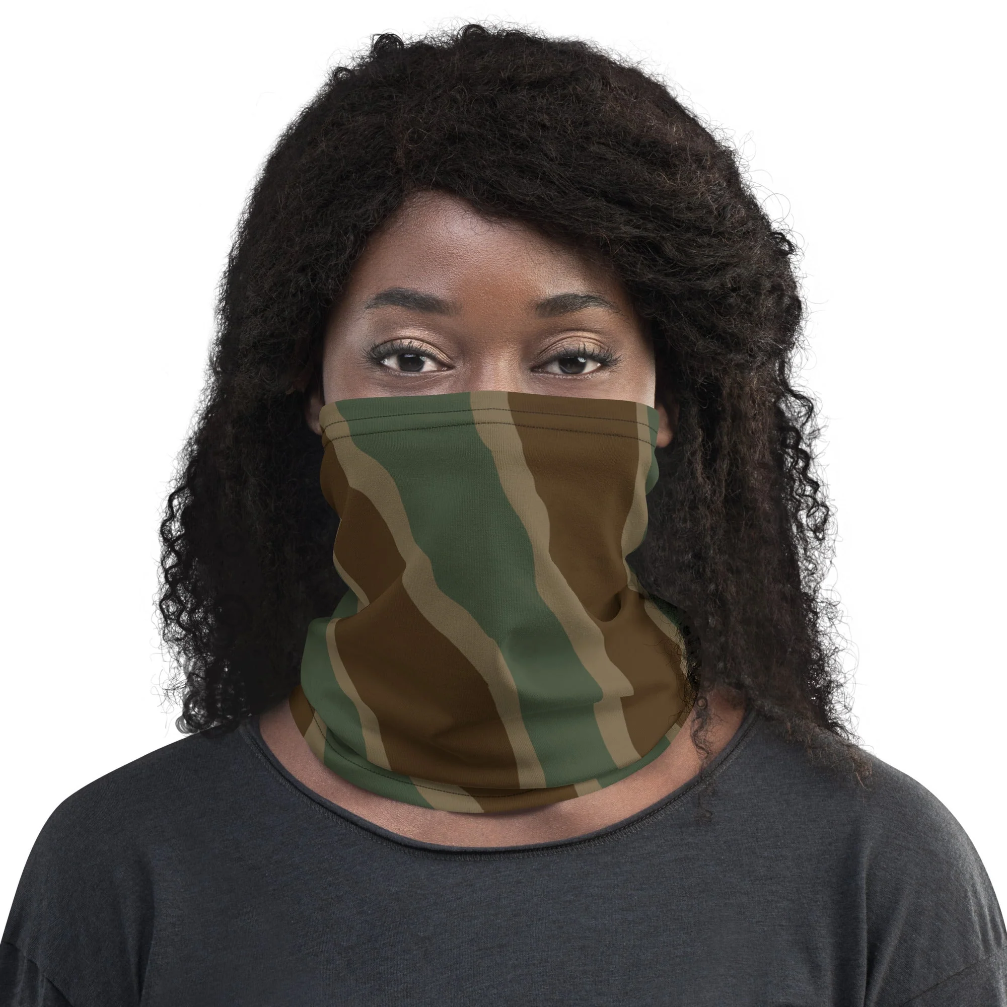 German Ambush Three Stripe Tank CAMO Neck Gaiter - Image 9