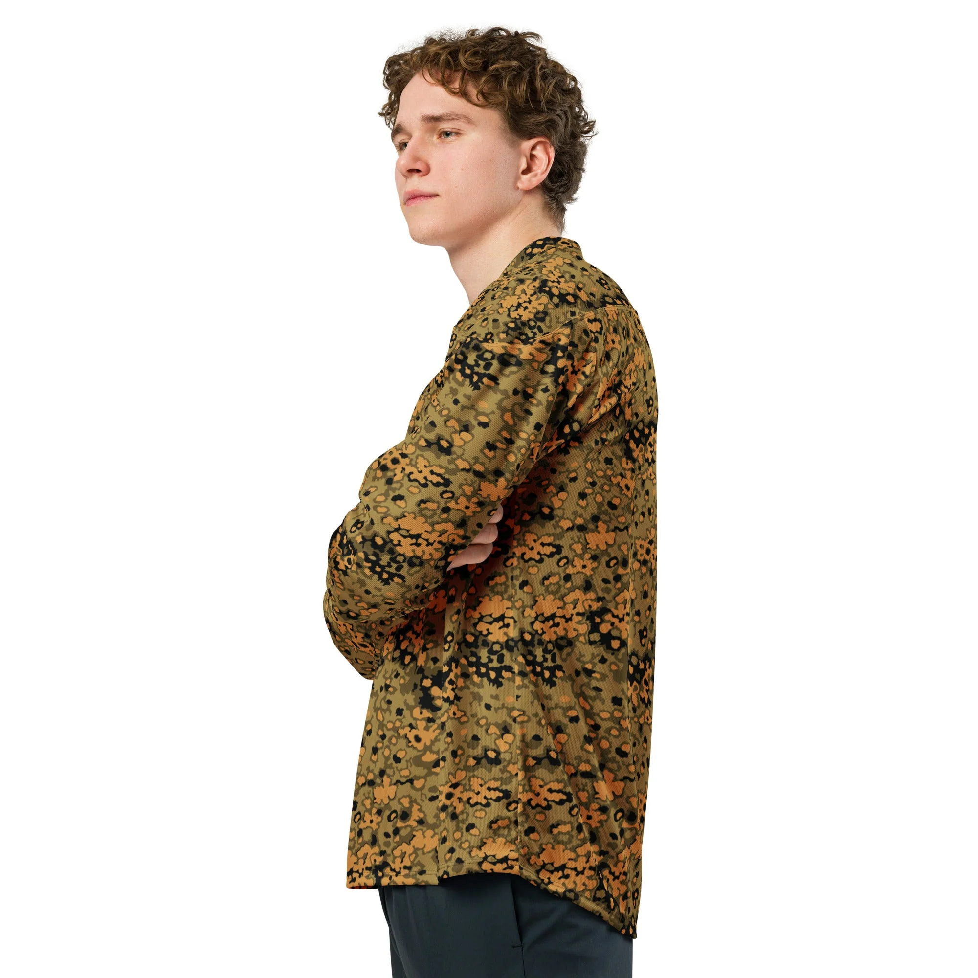 German Oak Leaf Eichenlaubmuster Autumn CAMO Unisex Hockey Fan Jersey