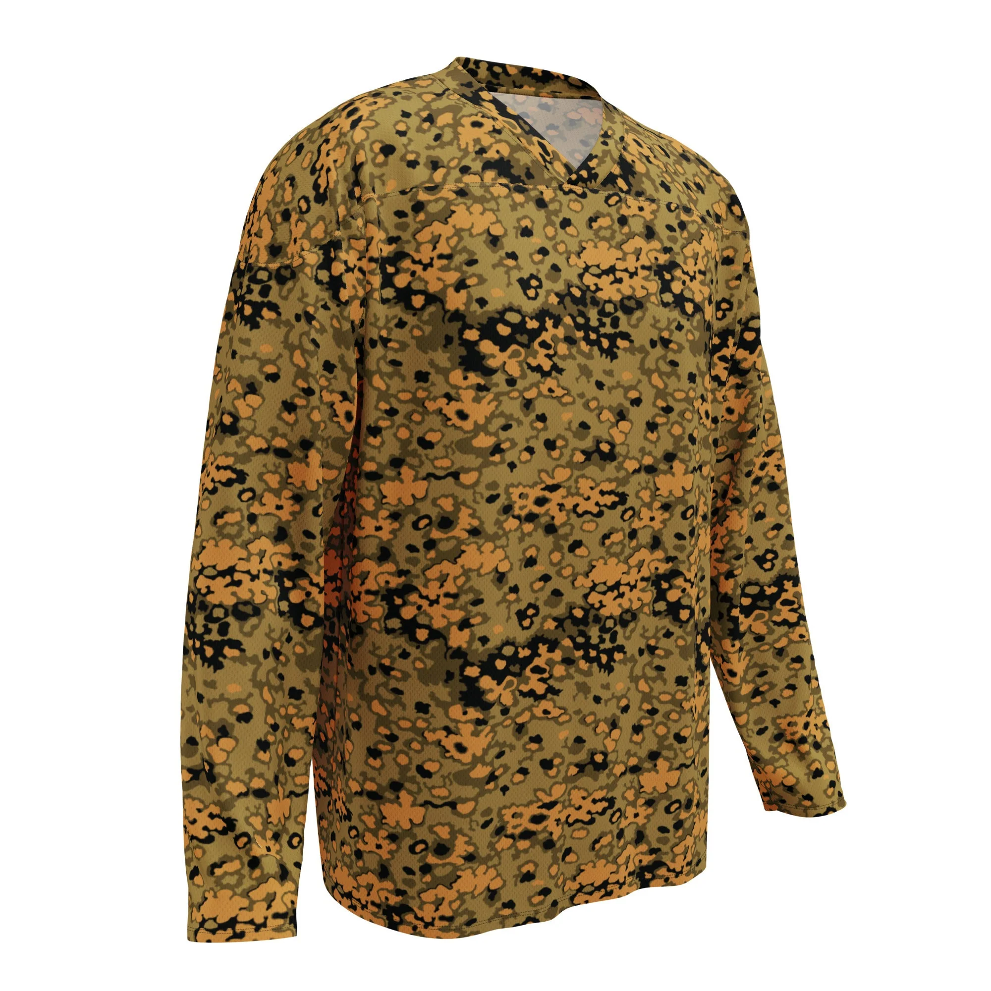 German Oak Leaf Eichenlaubmuster Autumn CAMO Unisex Hockey Fan Jersey - Image 10