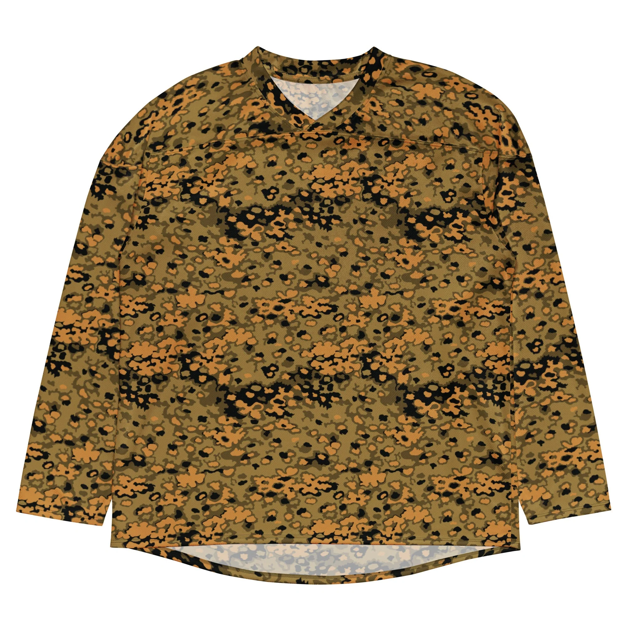 German Oak Leaf Eichenlaubmuster Autumn CAMO Unisex Hockey Fan Jersey - Image 16