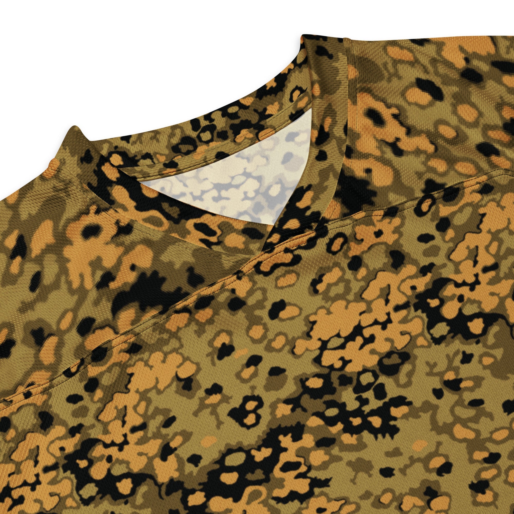 German Oak Leaf Eichenlaubmuster Autumn CAMO Unisex Hockey Fan Jersey - Image 2