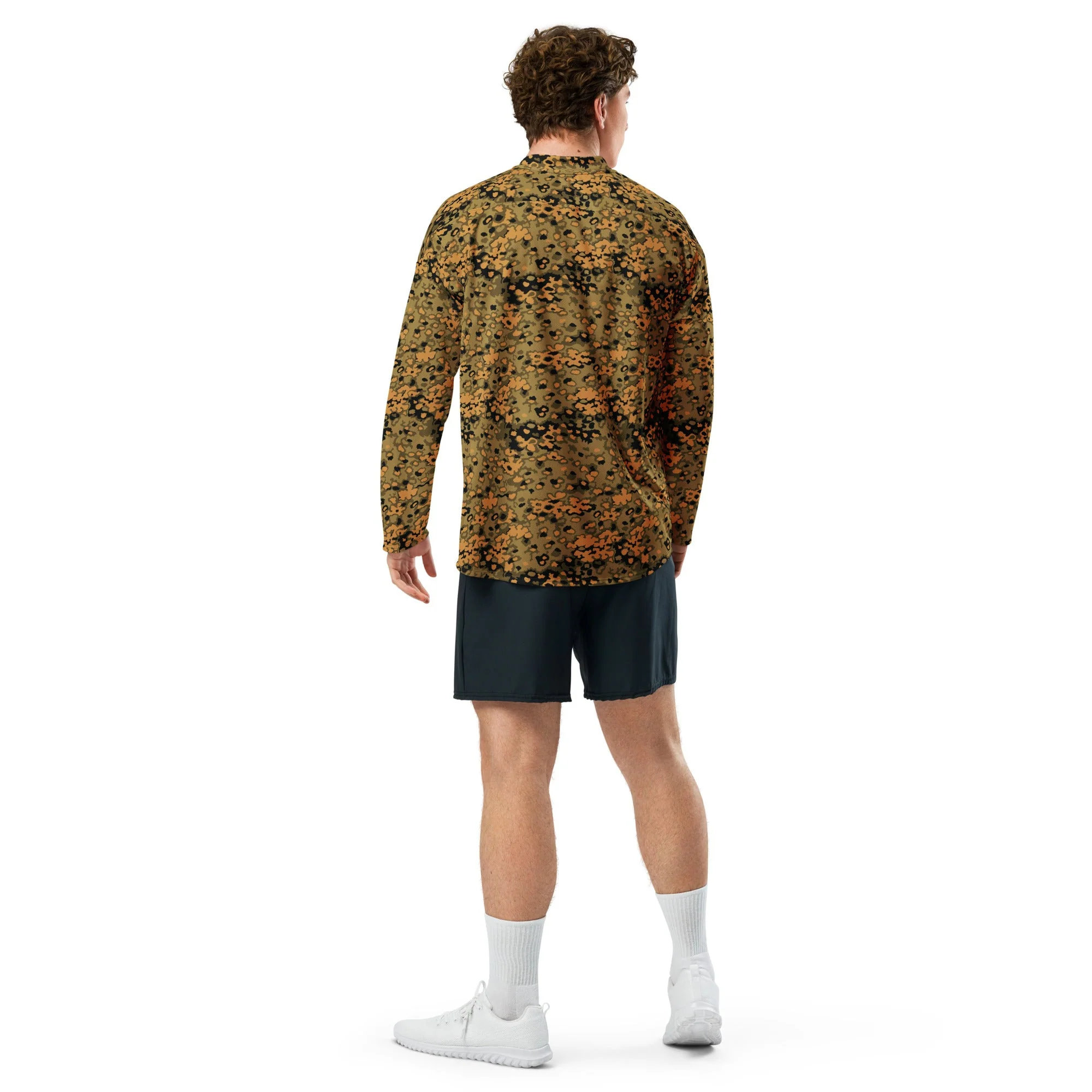 German Oak Leaf Eichenlaubmuster Autumn CAMO Unisex Hockey Fan Jersey - Image 4