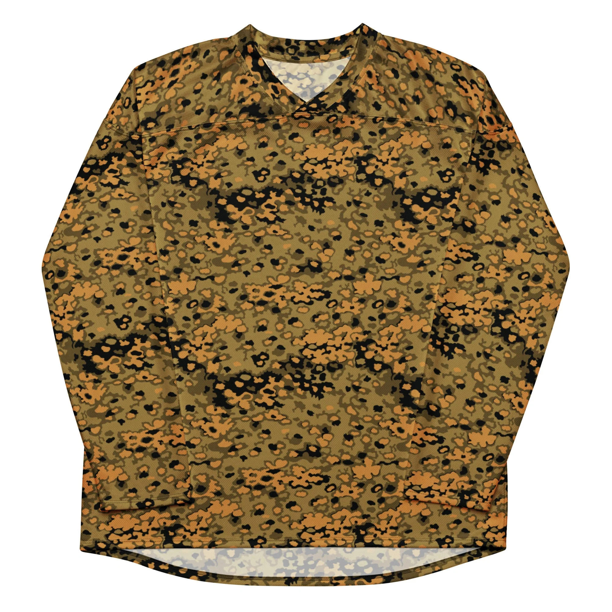 German Oak Leaf Eichenlaubmuster Autumn CAMO Unisex Hockey Fan Jersey - Image 9