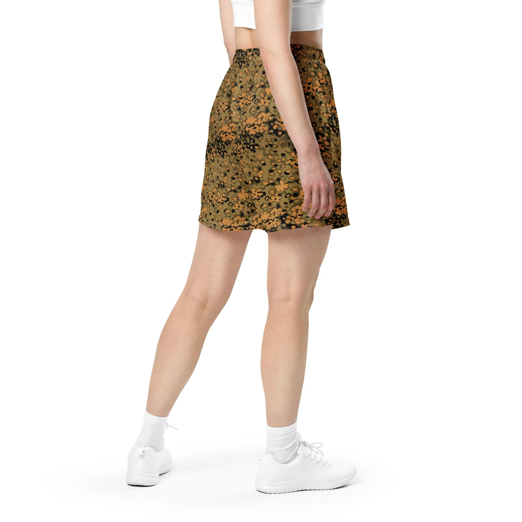 German Oak Leaf Eichenlaubmuster Autumn CAMO Unisex Mesh Shorts - Image 13