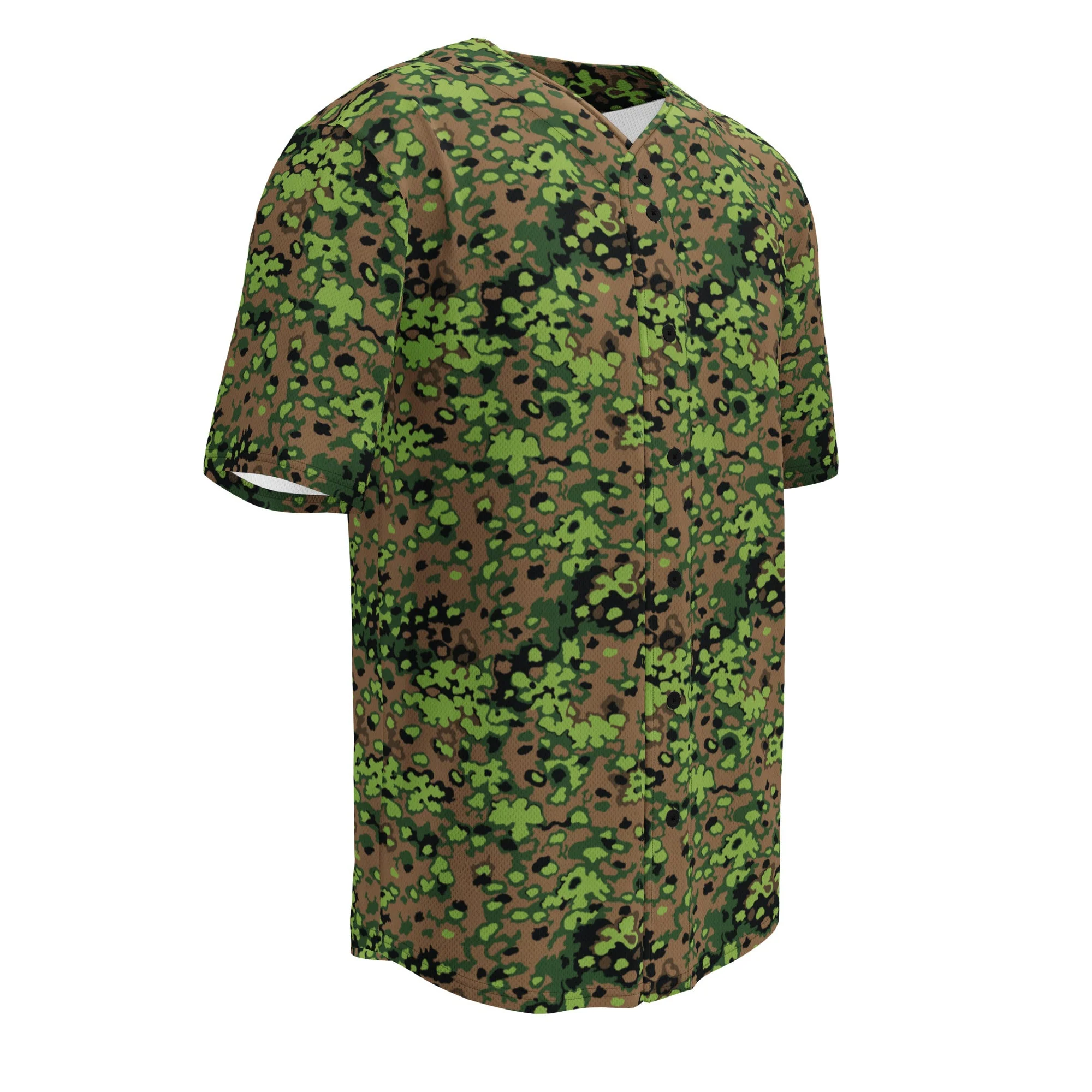 German Oak Leaf Eichenlaubmuster Spring CAMO Unisex Baseball Jersey - Image 13