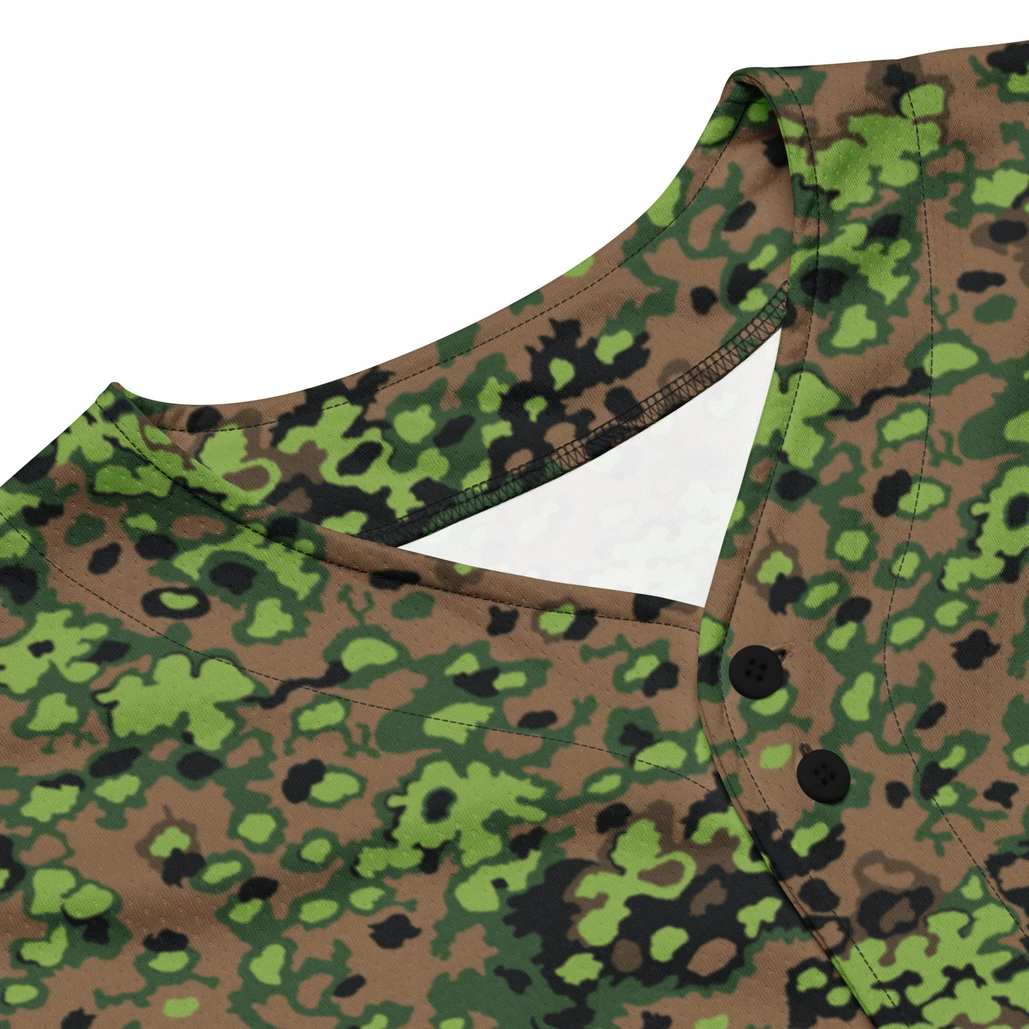 German Oak Leaf Eichenlaubmuster Spring CAMO Unisex Baseball Jersey - Image 2