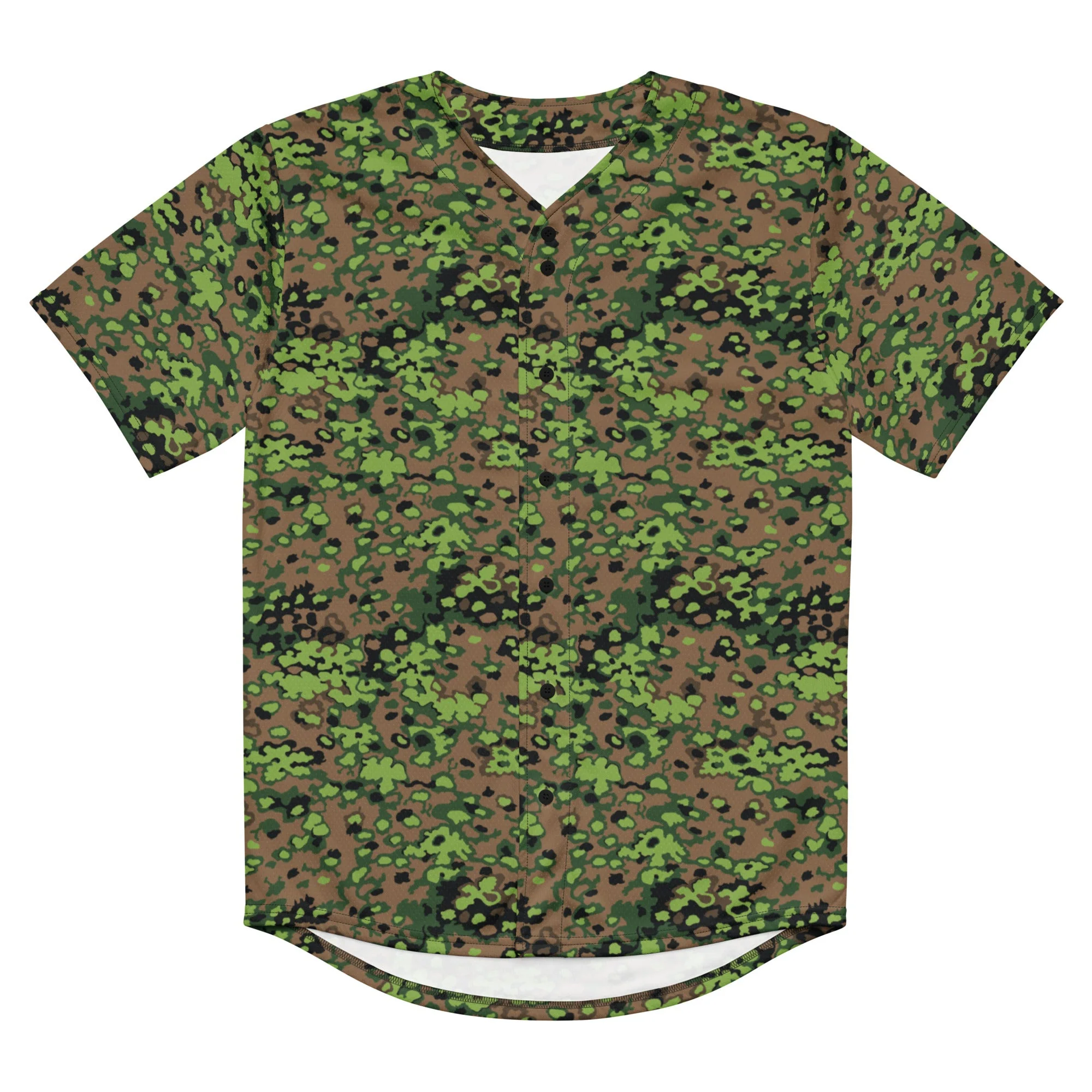 German Oak Leaf Eichenlaubmuster Spring CAMO Unisex Baseball Jersey - Image 5