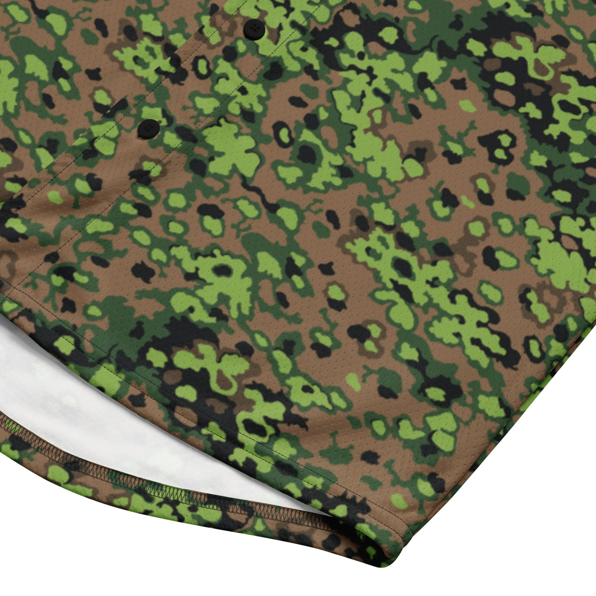 German Oak Leaf Eichenlaubmuster Spring CAMO Unisex Baseball Jersey - Image 6